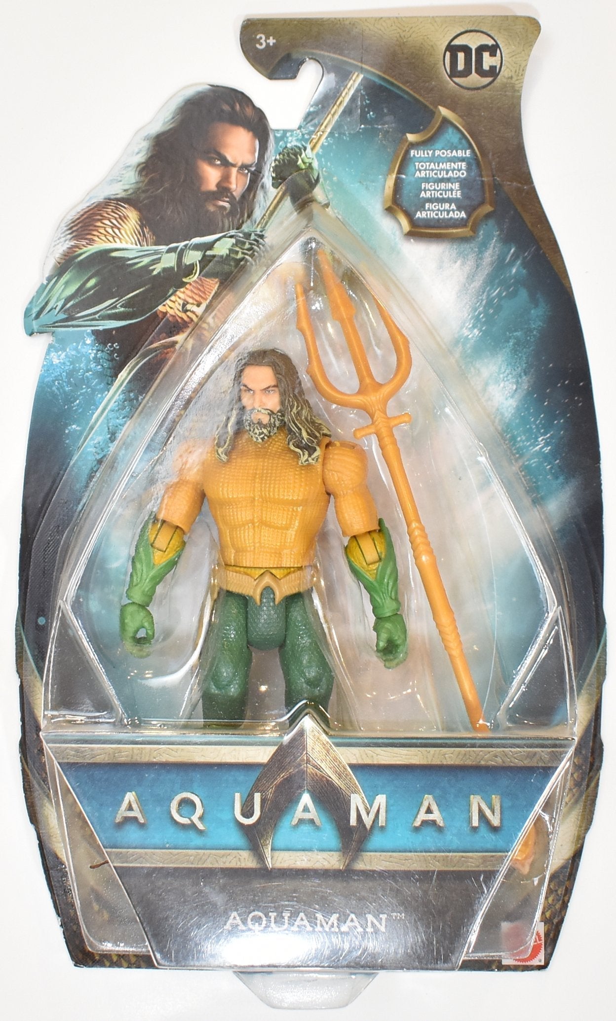 Aquaman Action Figure Dc Mattel Aquaman 2018 Asst. FWX59 New
