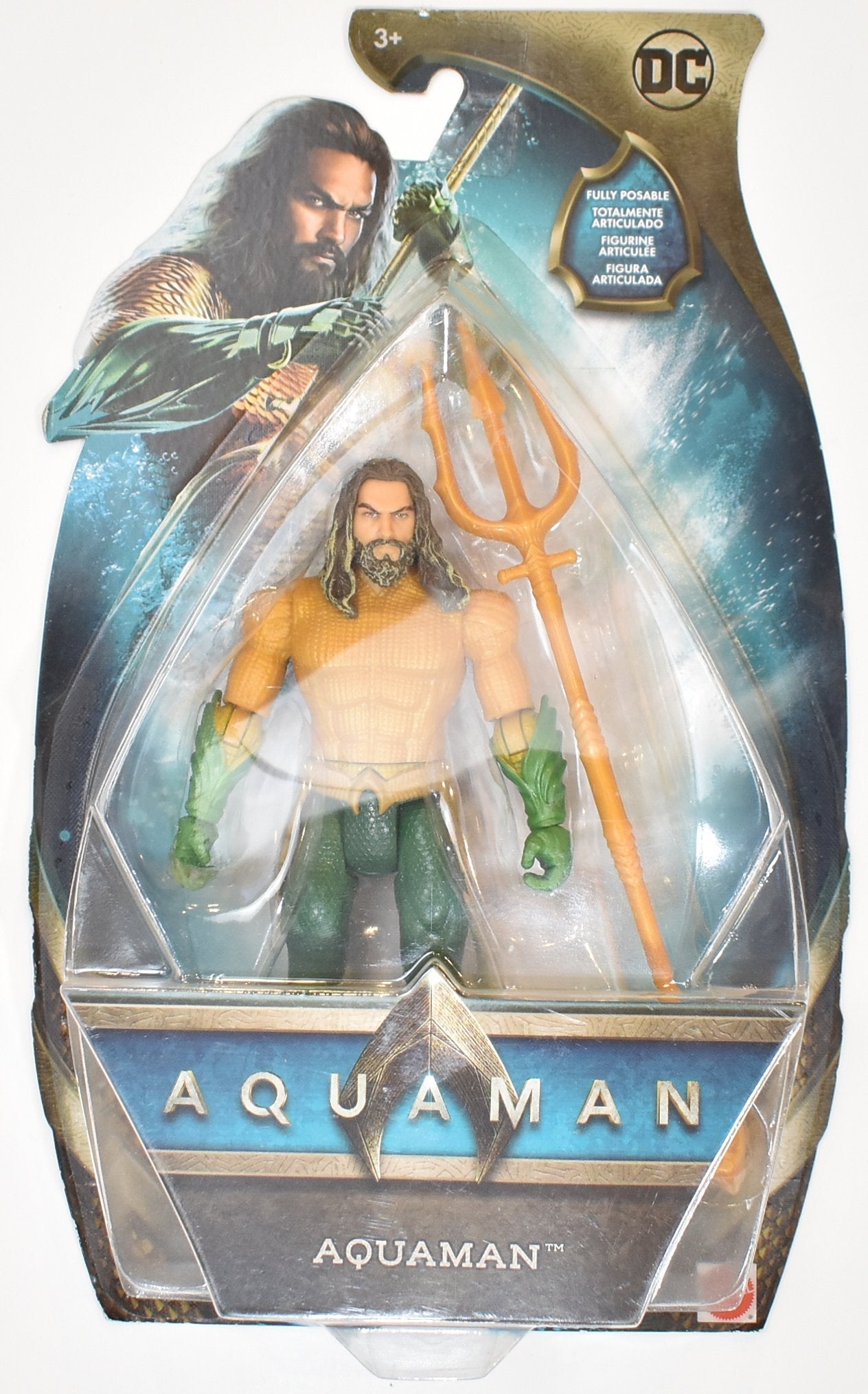 Aquaman Action Figure Dc Mattel 2018 Asst. FWX59
