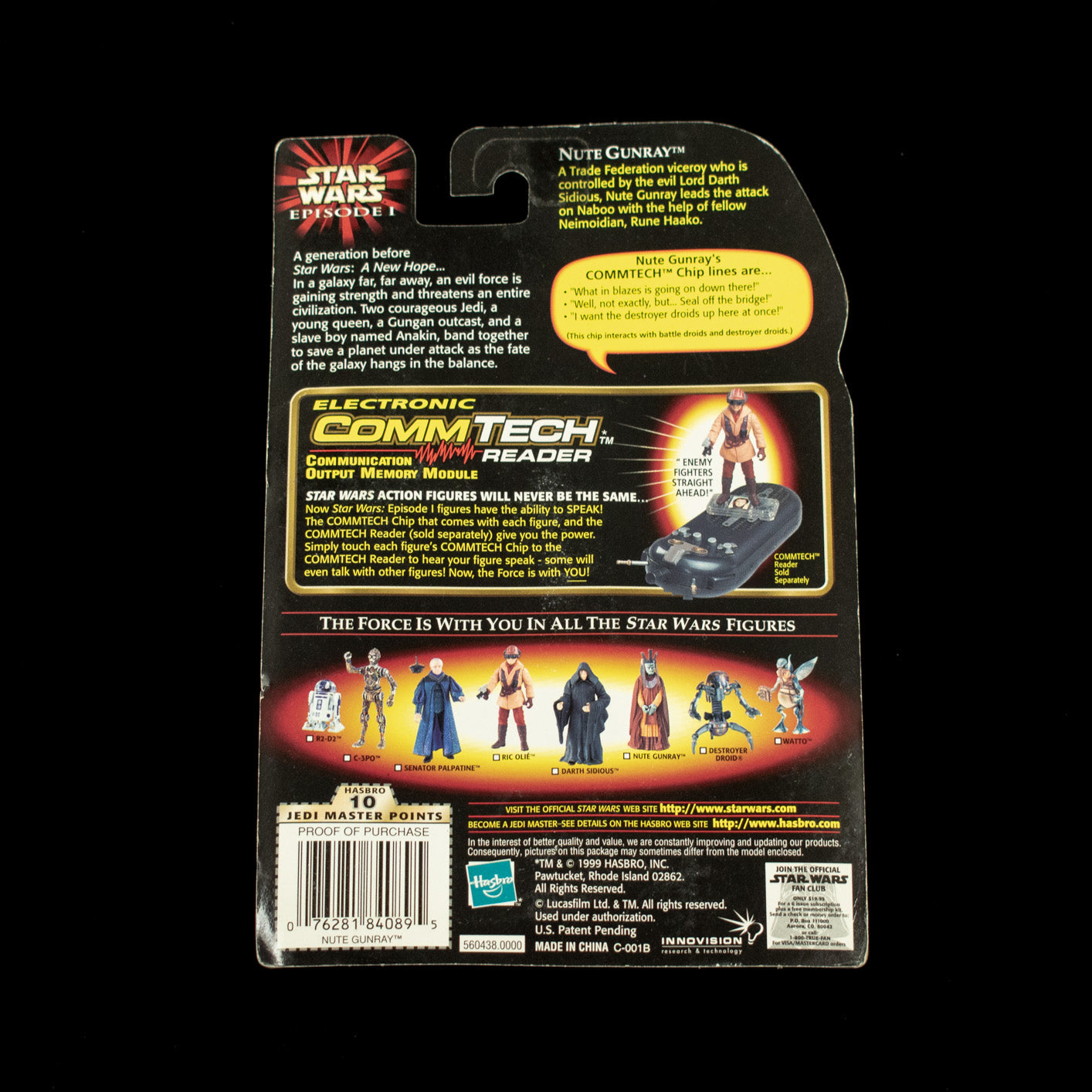 Star Wars Episode 1 Action Figure Nute Gunray