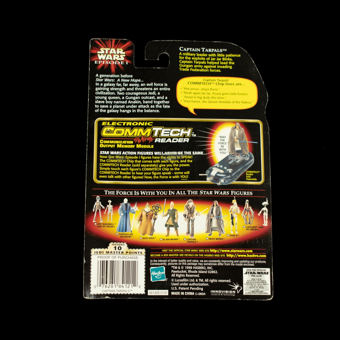 Star Wars Episode 1 Action Figure Captain Tarpals