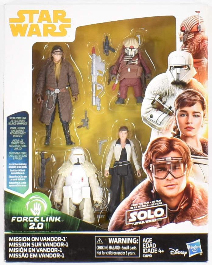 Star Wars Solo Mission on Vandor-1 4 Action Figure Pack Hasbro Disney NEW