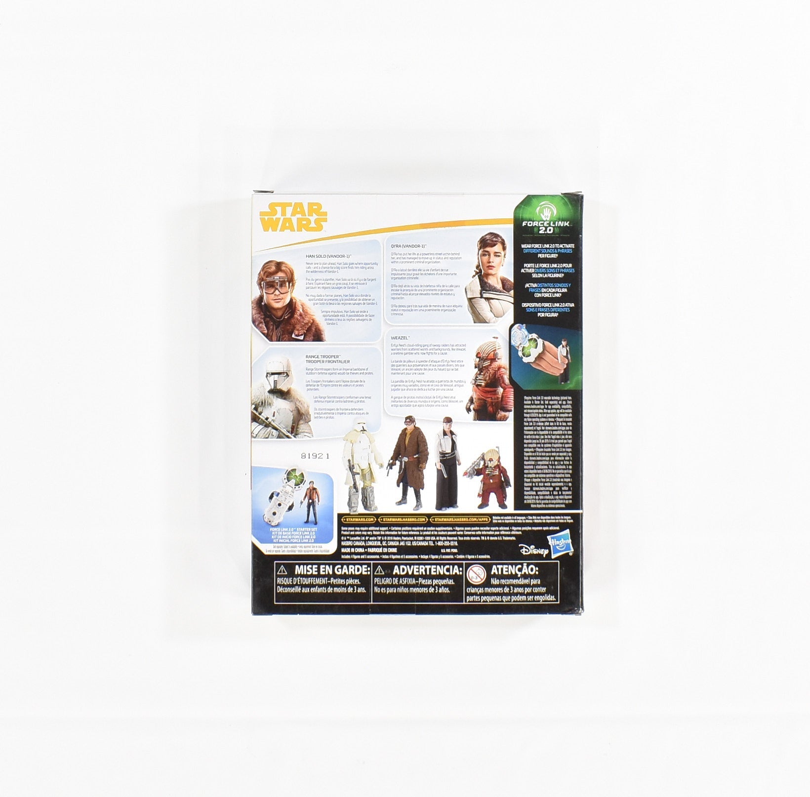 Star Wars Solo Mission on Vandor-1 4 Action Figure Pack Hasbro Disney NEW