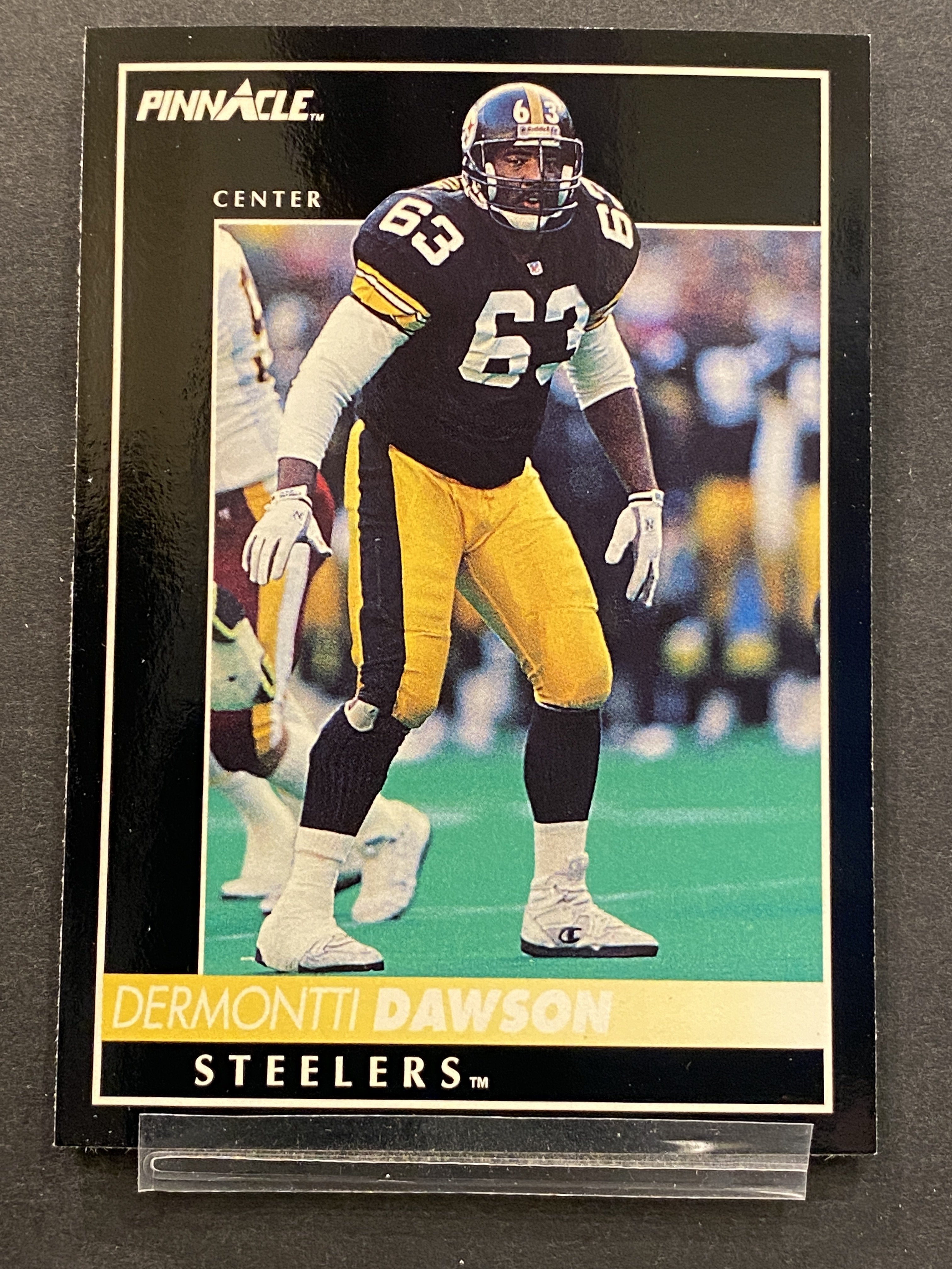 Dermontti Dawson Pinnacle Football Card Pittsburg Steelers