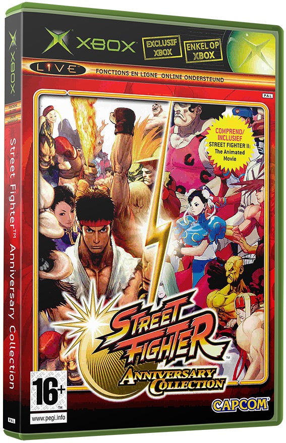 Street Fighter Anniversary Collection Used Microsoft XBOX Original Video Game
