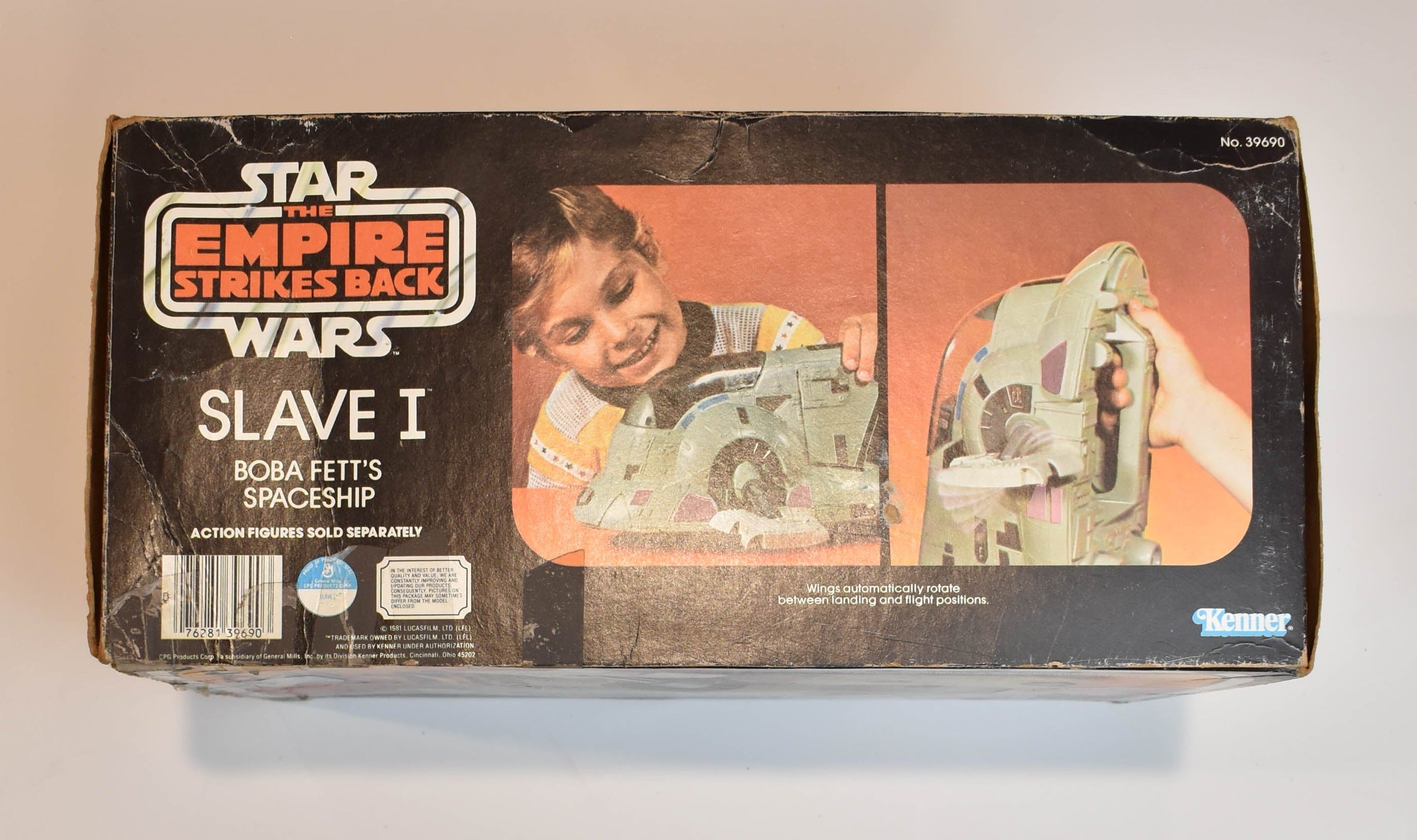 Star Wars Boba Fett Slave Ship I Kenner 1981 Box Complete