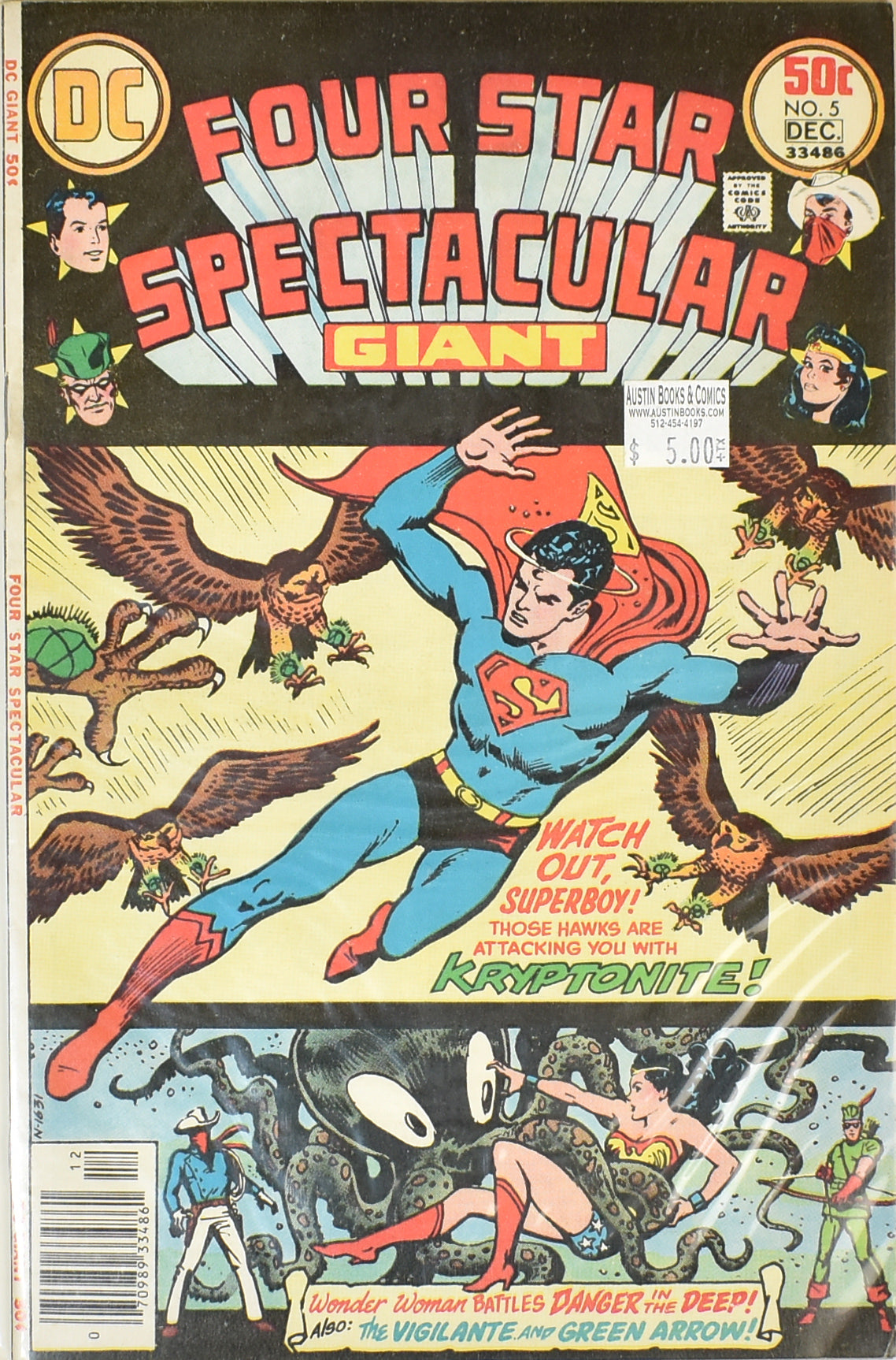 Four Star Spectacular Giant No. 5 Super Boy Comic Book