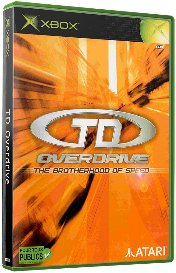 TD Overdrive - The Brotherhood of Speed Used Microsoft XBOX Original Video Game