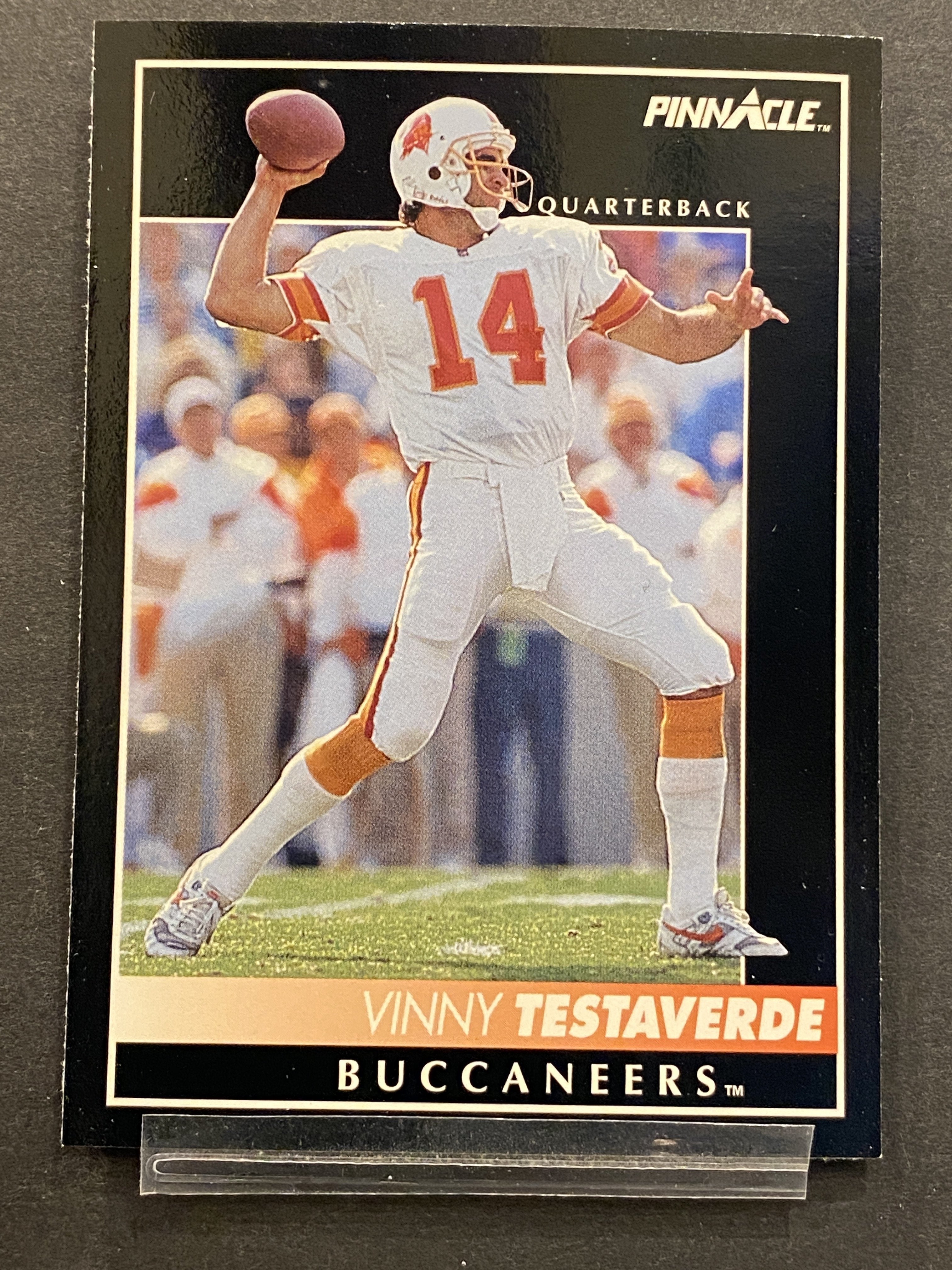 Vinny Testaverde Pinnacle Football Card