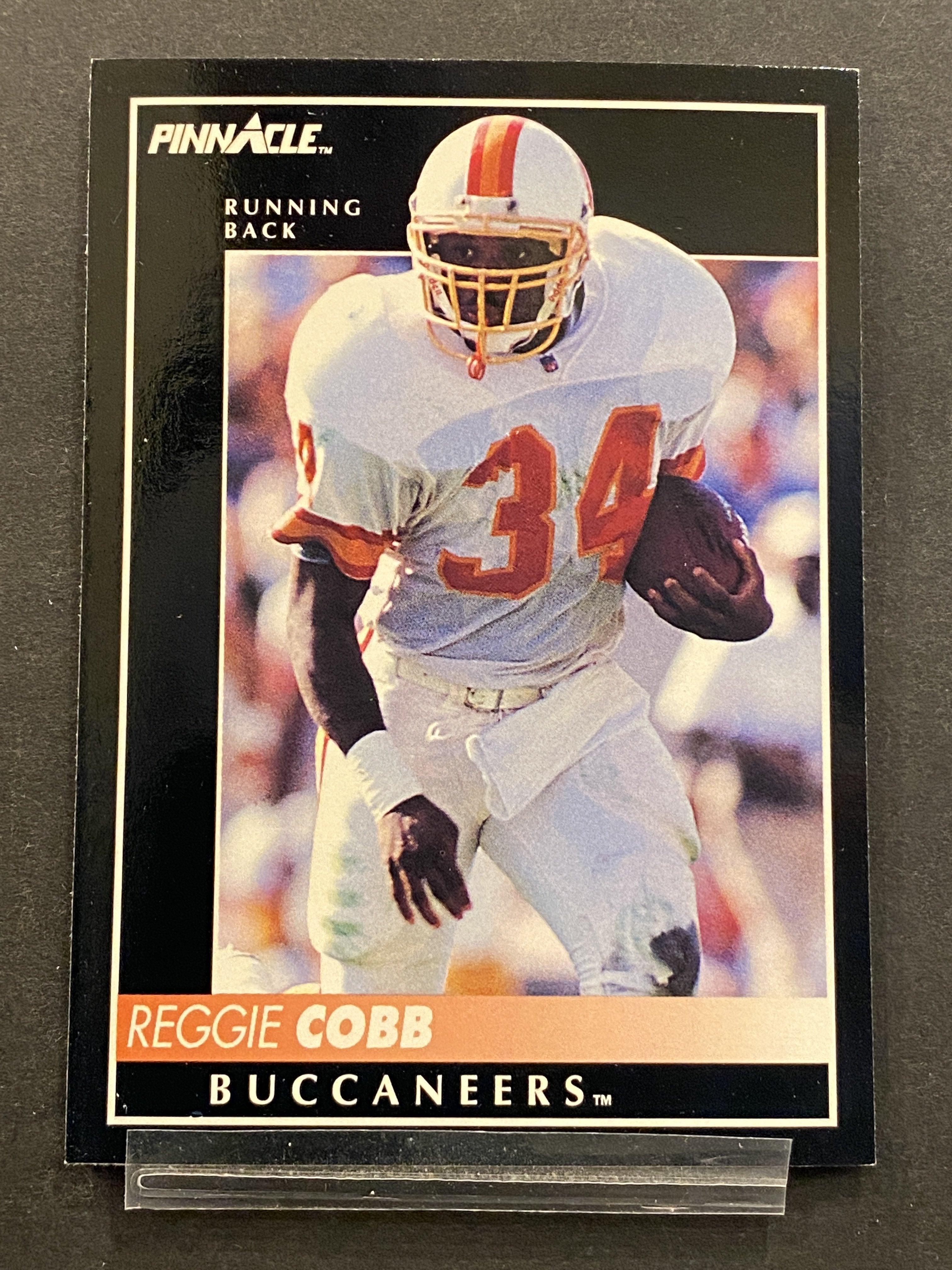 Reggie Cobb Pinnacle Football Card Tampa Bay Buccaneers