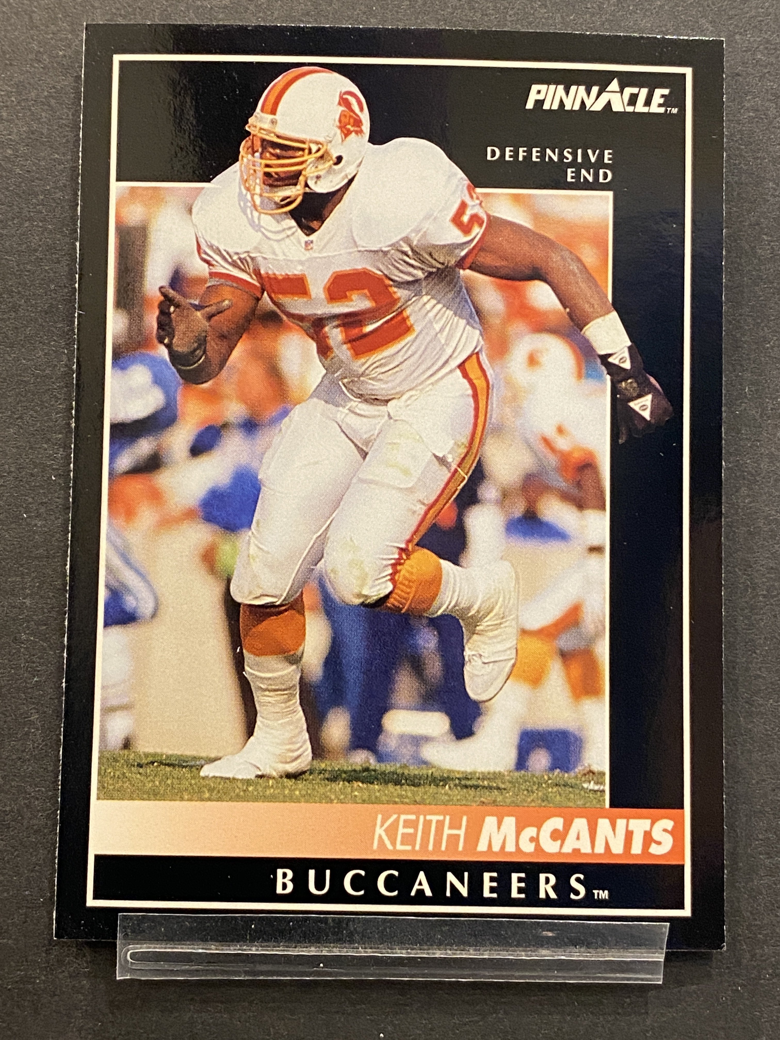 Keith Mccants Pinnacle Football Card Tampa Bay Buccaneers