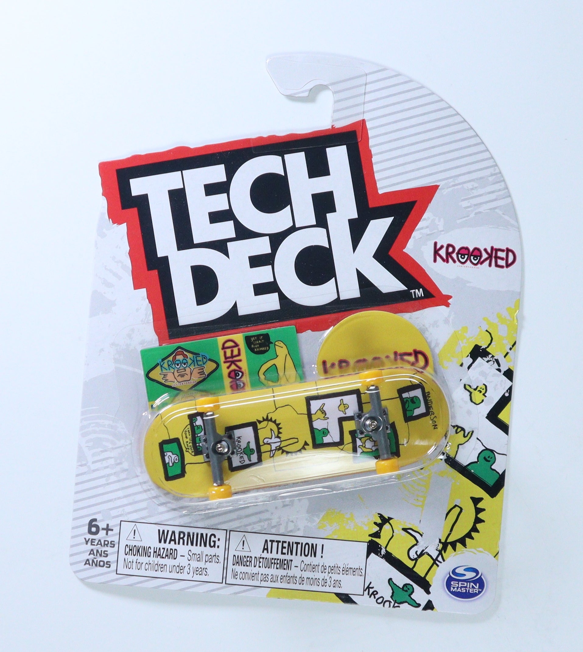 Tech Deck Spin Master 2022 Fingerboard Krooked Rare