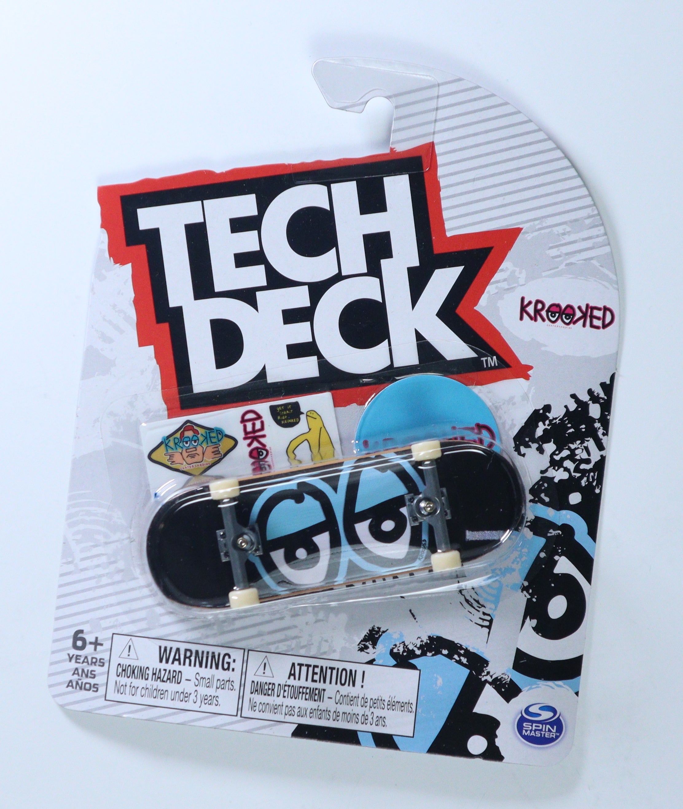 Tech Deck Spin Master 2022 Fingerboard Krooked Common Black Blue