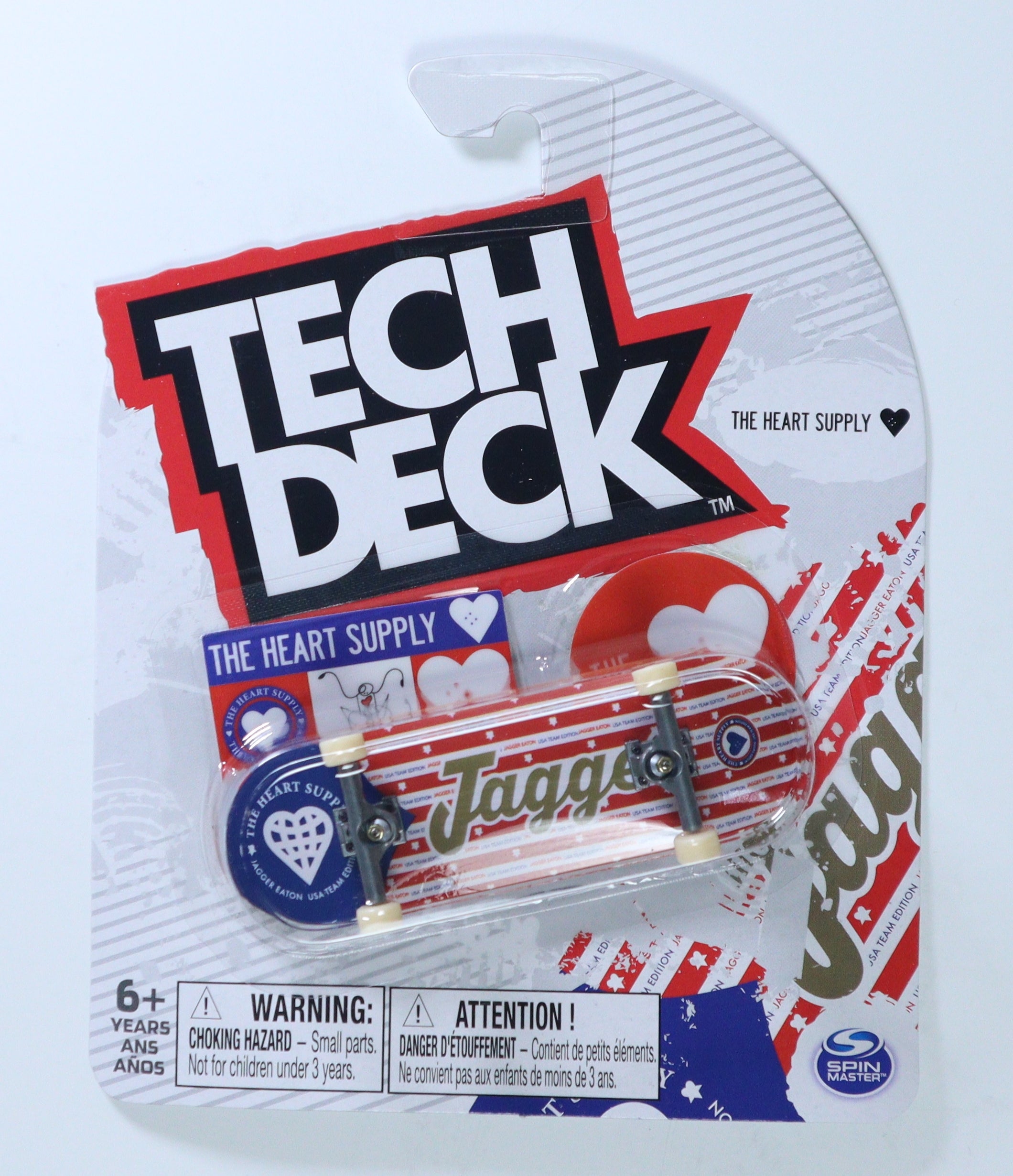 Tech Deck Spin Master 2022 Fingerboard The Heart Supply Jagger