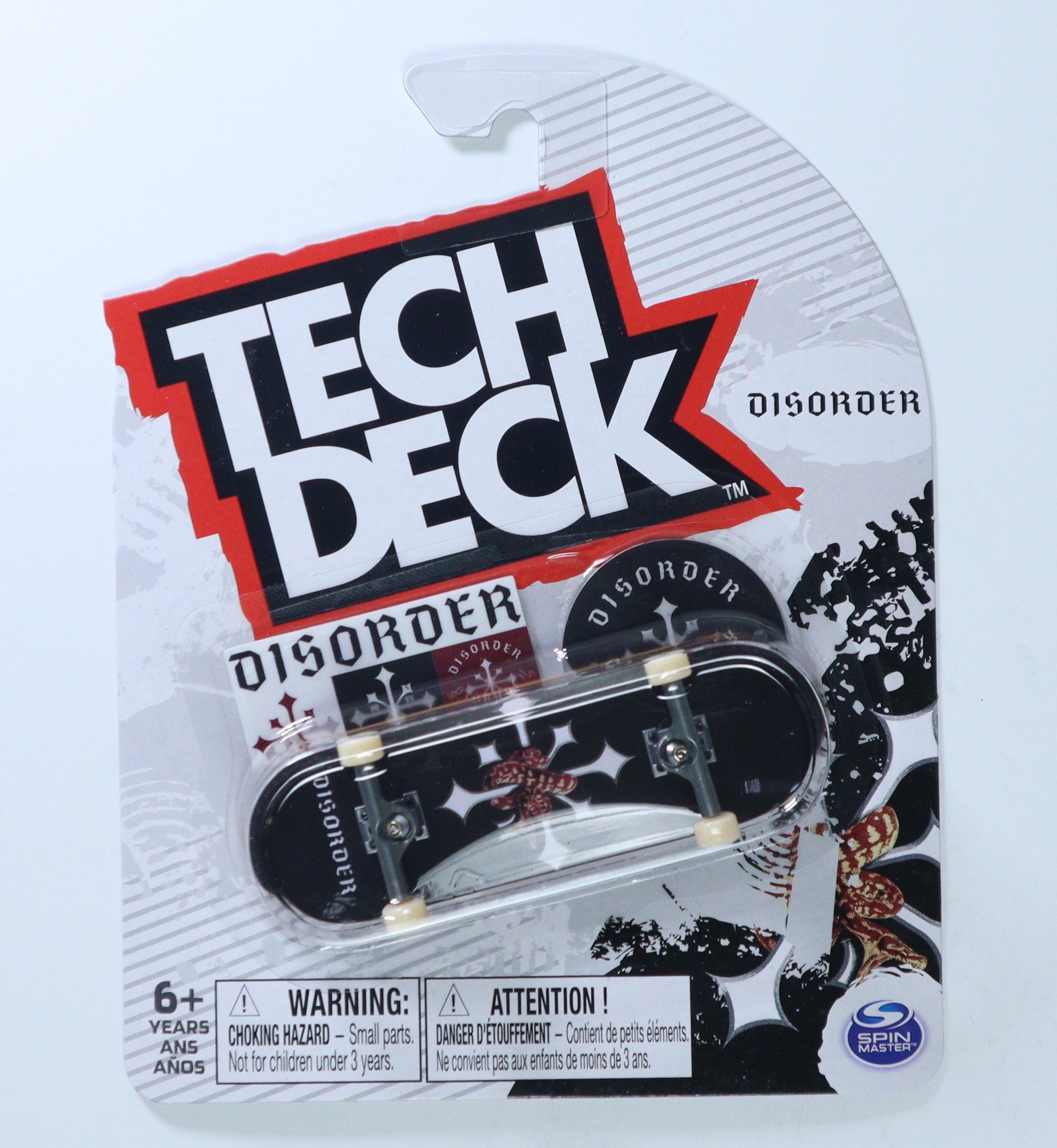 Tech Deck Spin Master 2022 Fingerboard Disorder Common Black