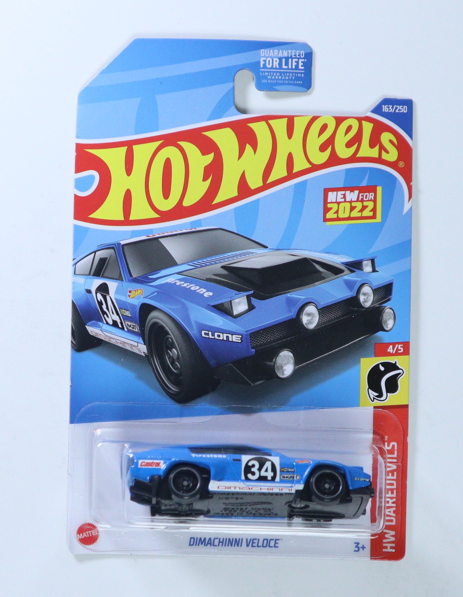 Hot Wheels 2022 Dimachinni Veloce 163 HW Daredevils HCT34-M9COH