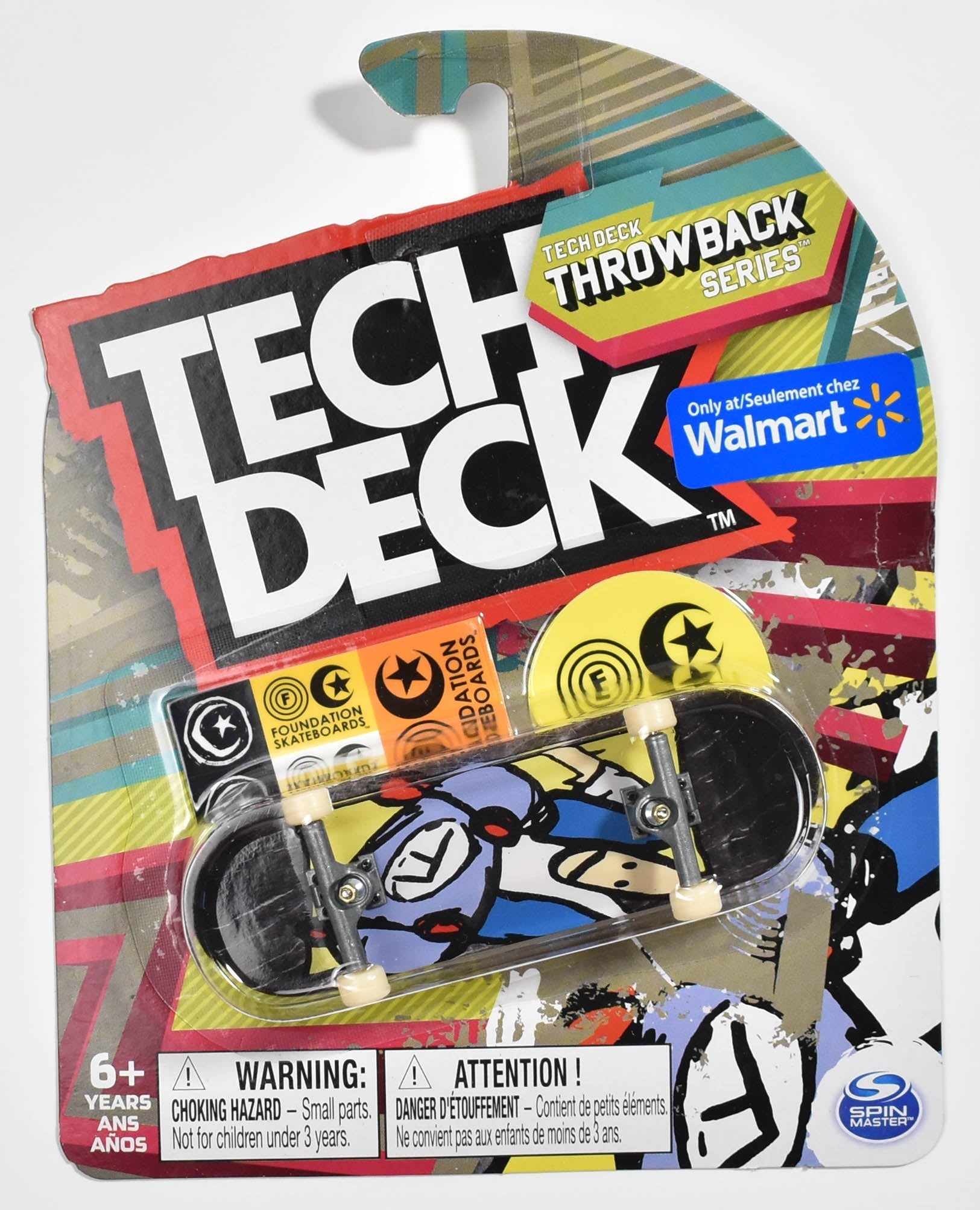 Tech Deck Walmart Throwback Series Foundation Skateboards Spin Master