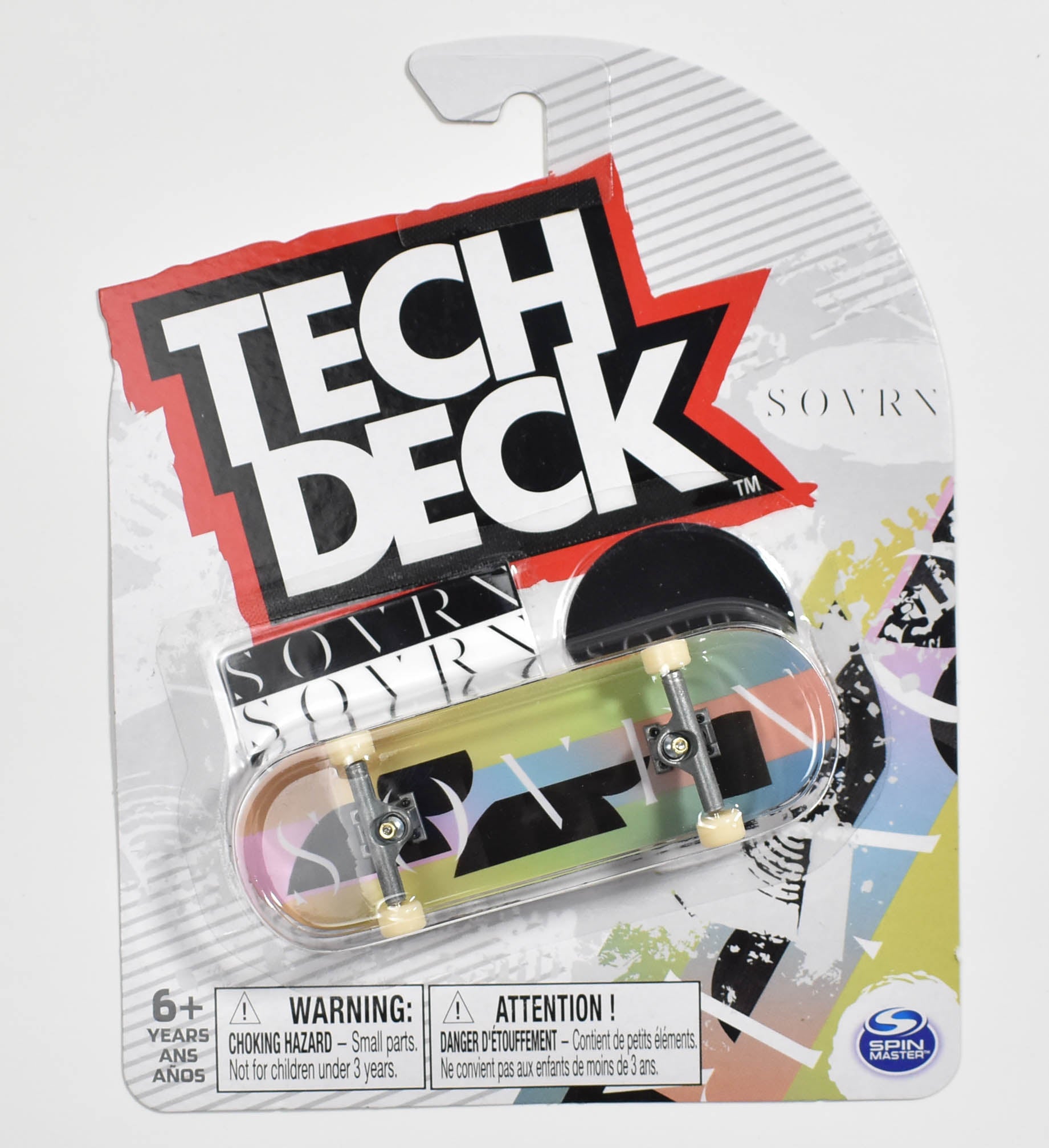 Tech Deck New Spin master Sovrn Fingerboard Green Black Pink