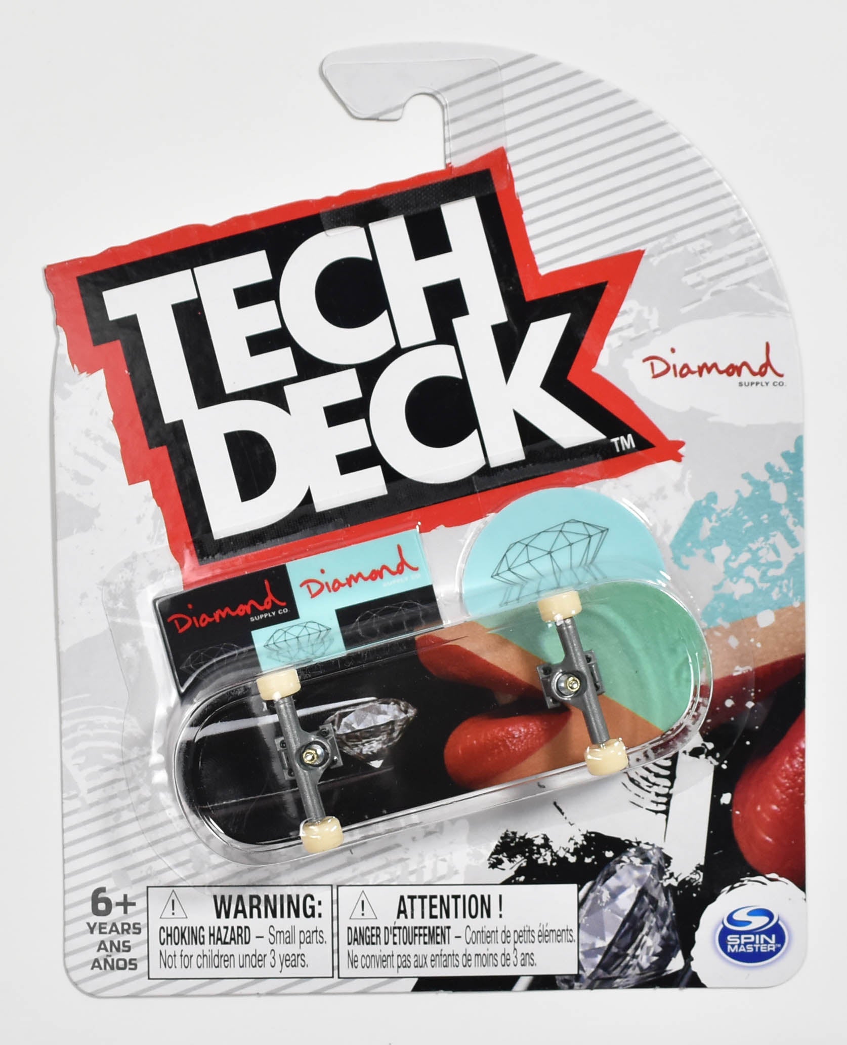 Tech Deck Diamond Supply Co Skateboards Red Lips Rare 2022 Complete Fingerboard