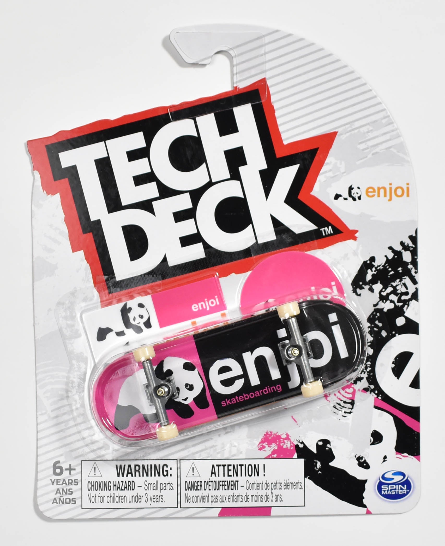 Tech Deck Fingerboard Enjoi Pink Panda Spin Master 2022 NEW