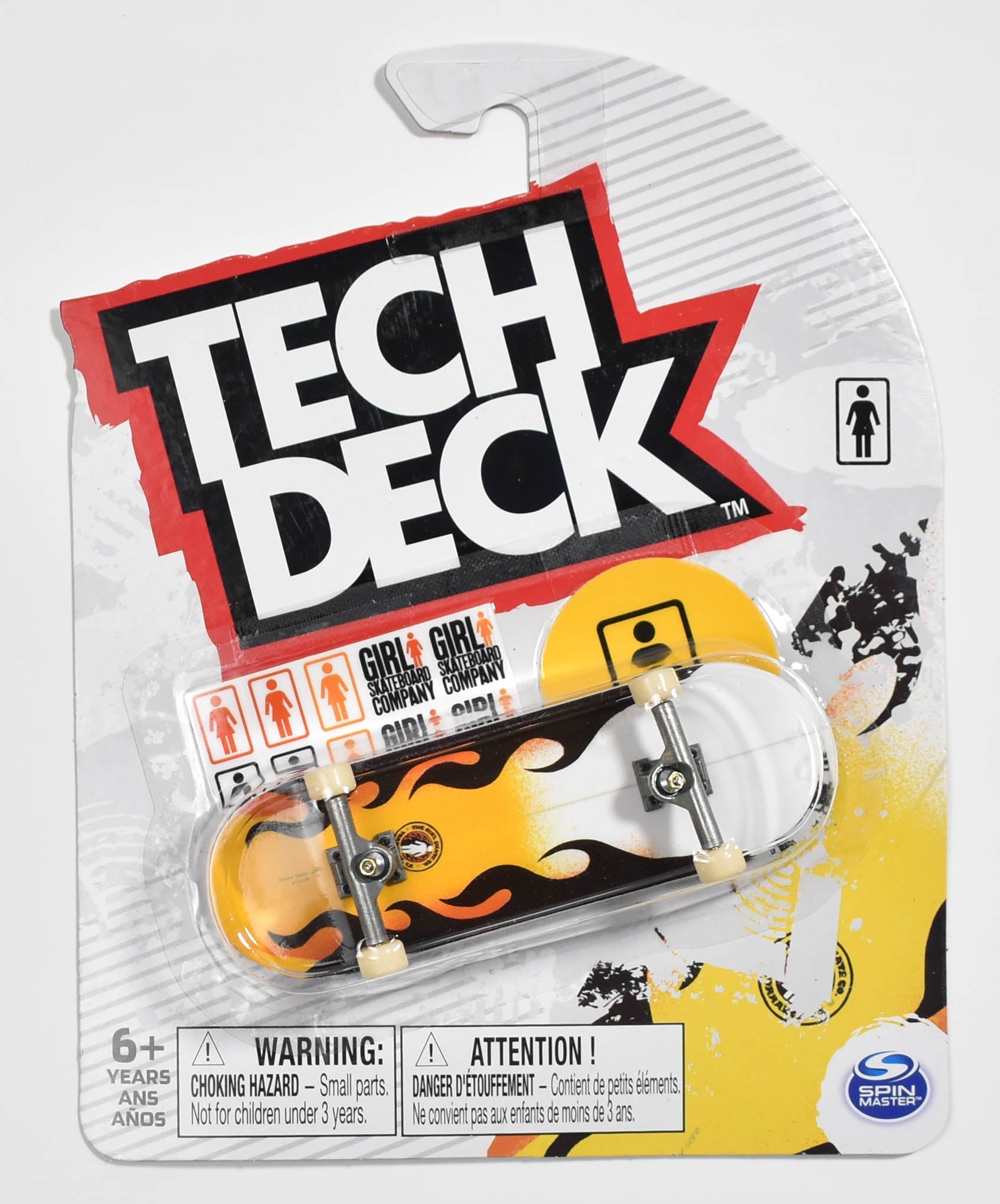 Tech Deck GIRL SKATEBOARD COMPANY Fingerboard Skateboard Flames 2022