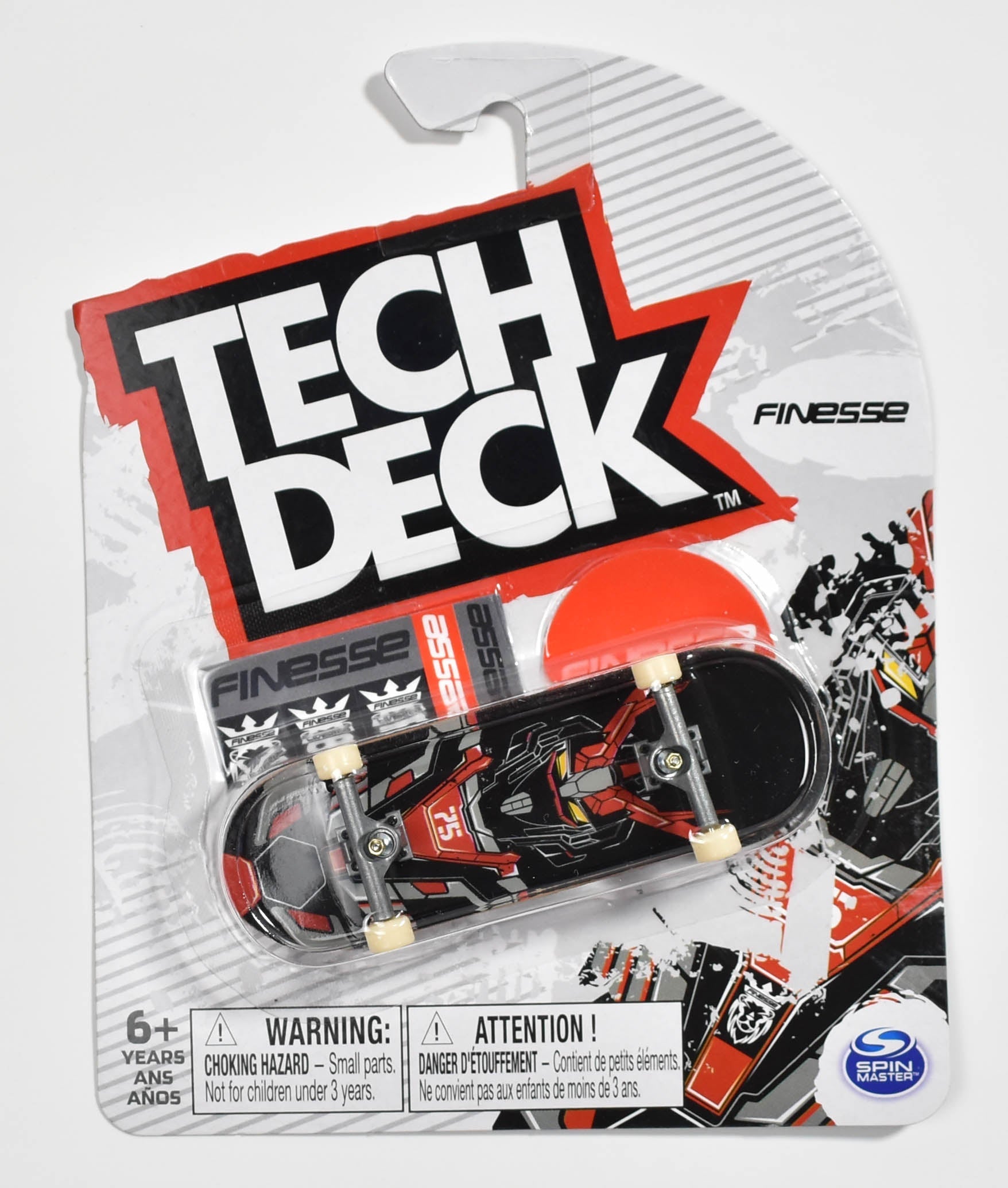 Finesse Tech Deck Black And Red 2022 Rare