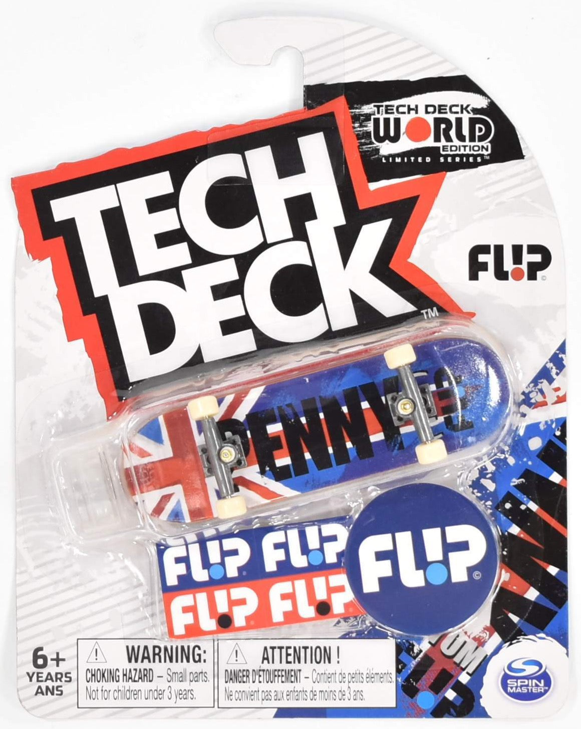 Tech Deck Flip Penny World Edition Spin Master Ultra Rare Limited Series
