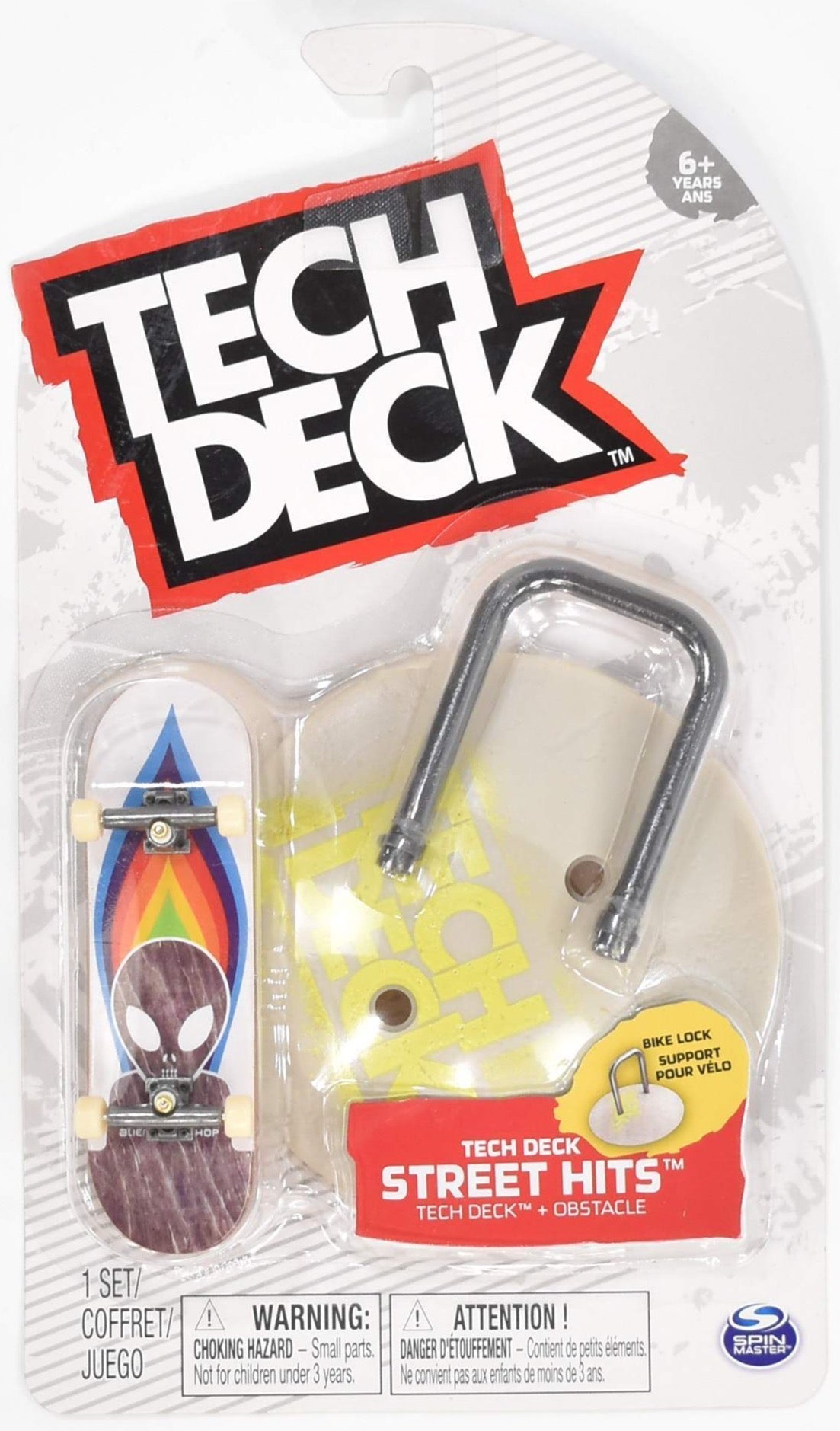 Tech Deck Street Hits Obstacle Bike Lock Support Spin Master New Alien Workshop