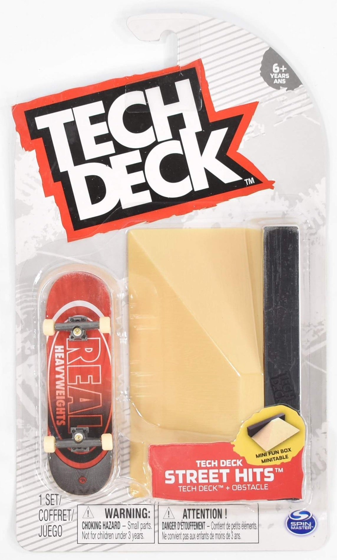 Tech Deck Street Hits Obstacle Mini Fun Box Spin Master Real Skateboards