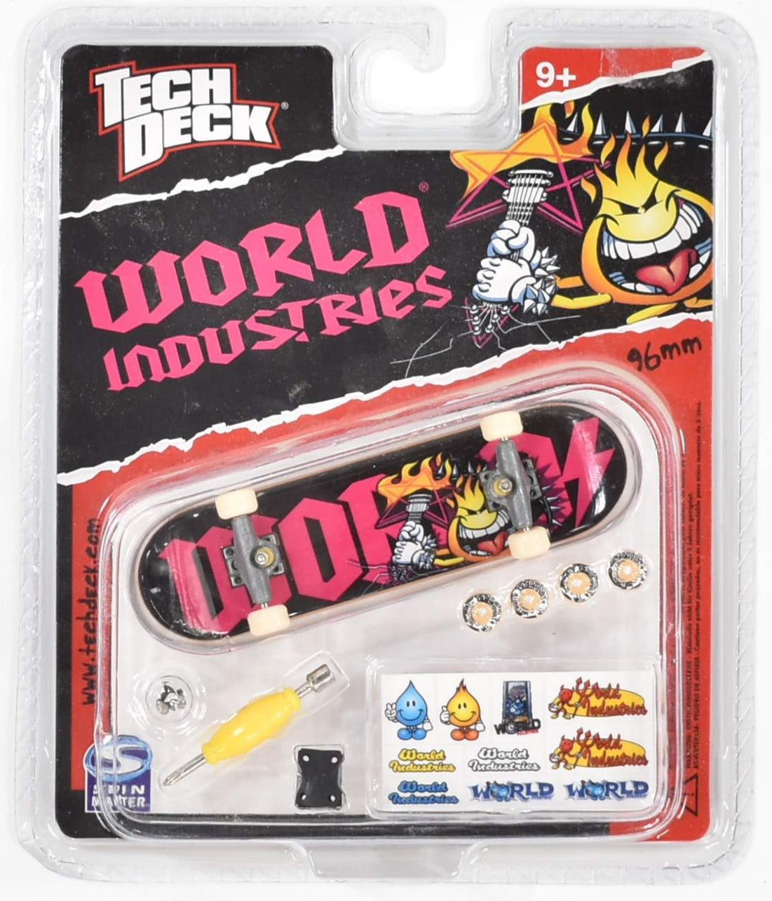 Tech Deck World Industries Spin Master Mini Skateboards ASST#13600 NEW 96mm RED