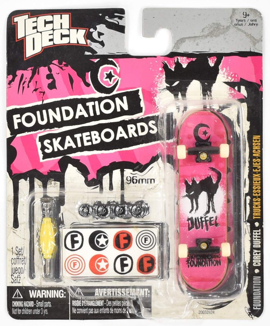 Tech Deck Foundation Skateboards Mini Spin Master Corey Duffel 96mm Sealed