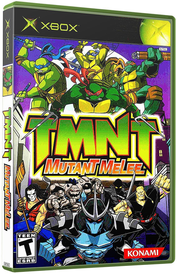 Teenage Mutant Ninja Turtles - Mutant Melee Used Microsoft XBOX Original Video Game