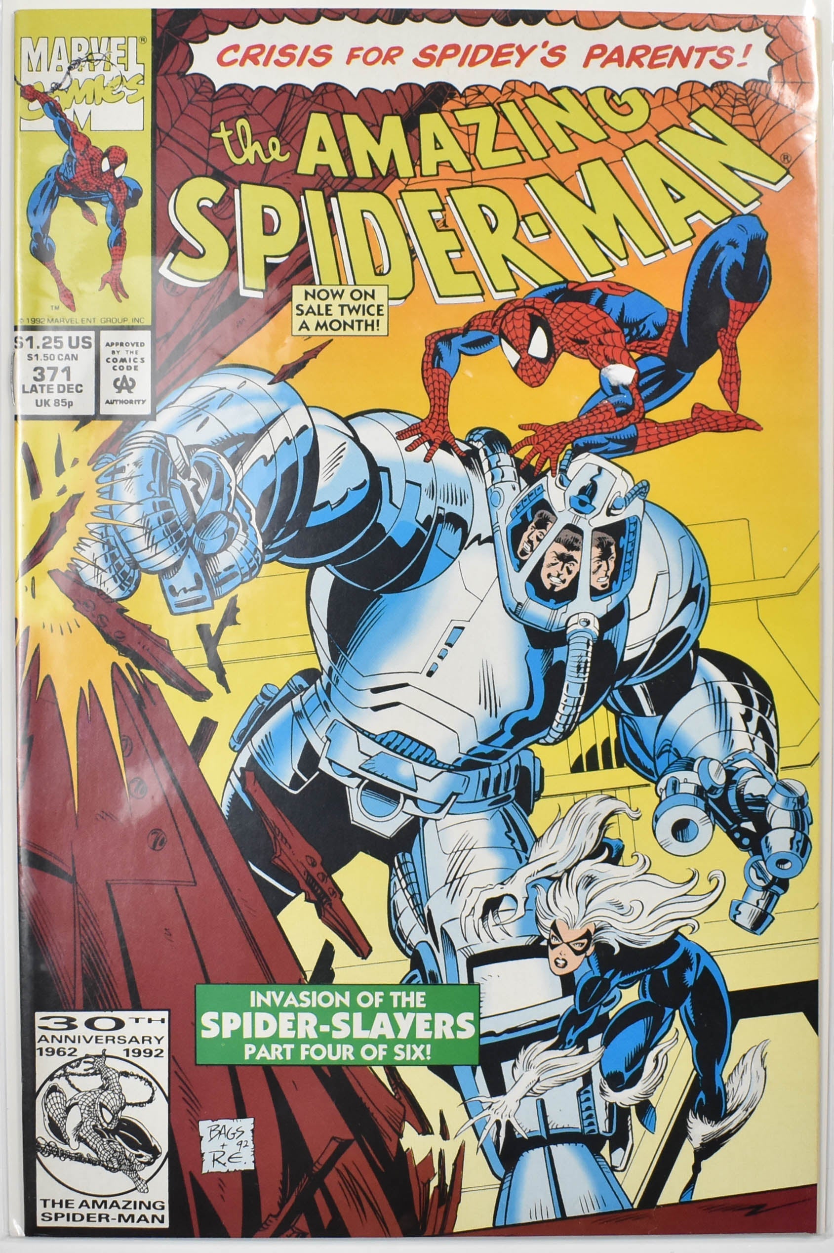 The Amazing Spider Man Marvel Comic Book 371