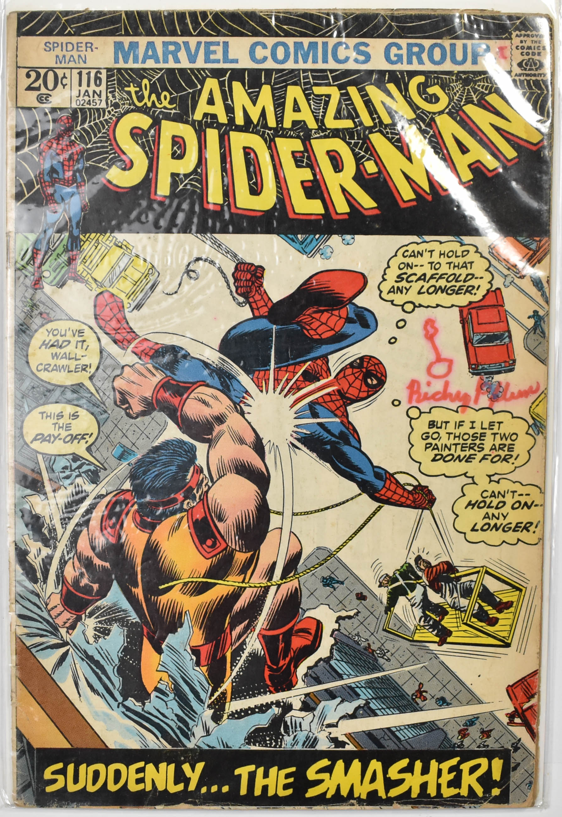 The Amazing Spider Man Marvel Comic Book 116