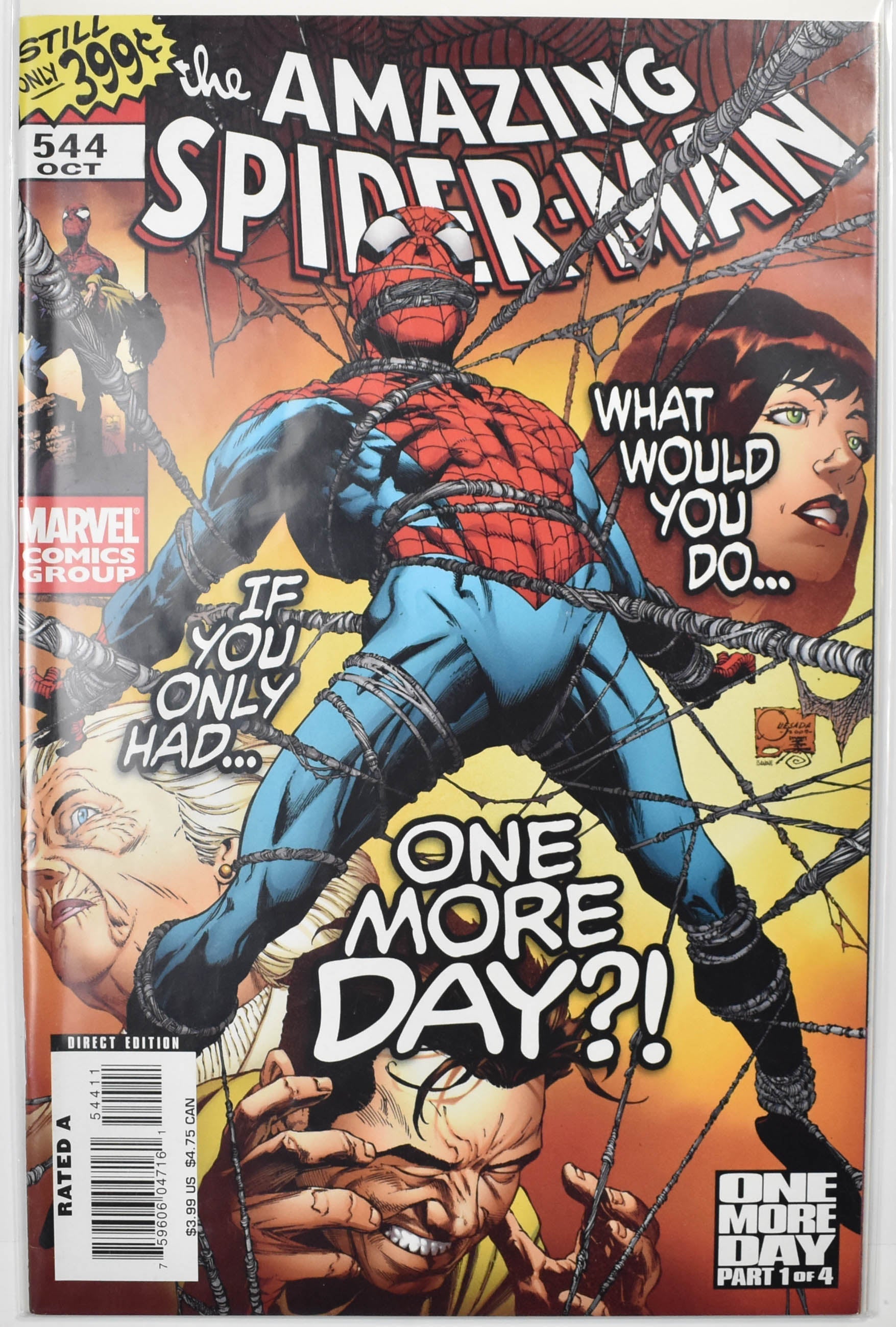 The Amazing Spider Man Marvel Comic Book 544 OCT
