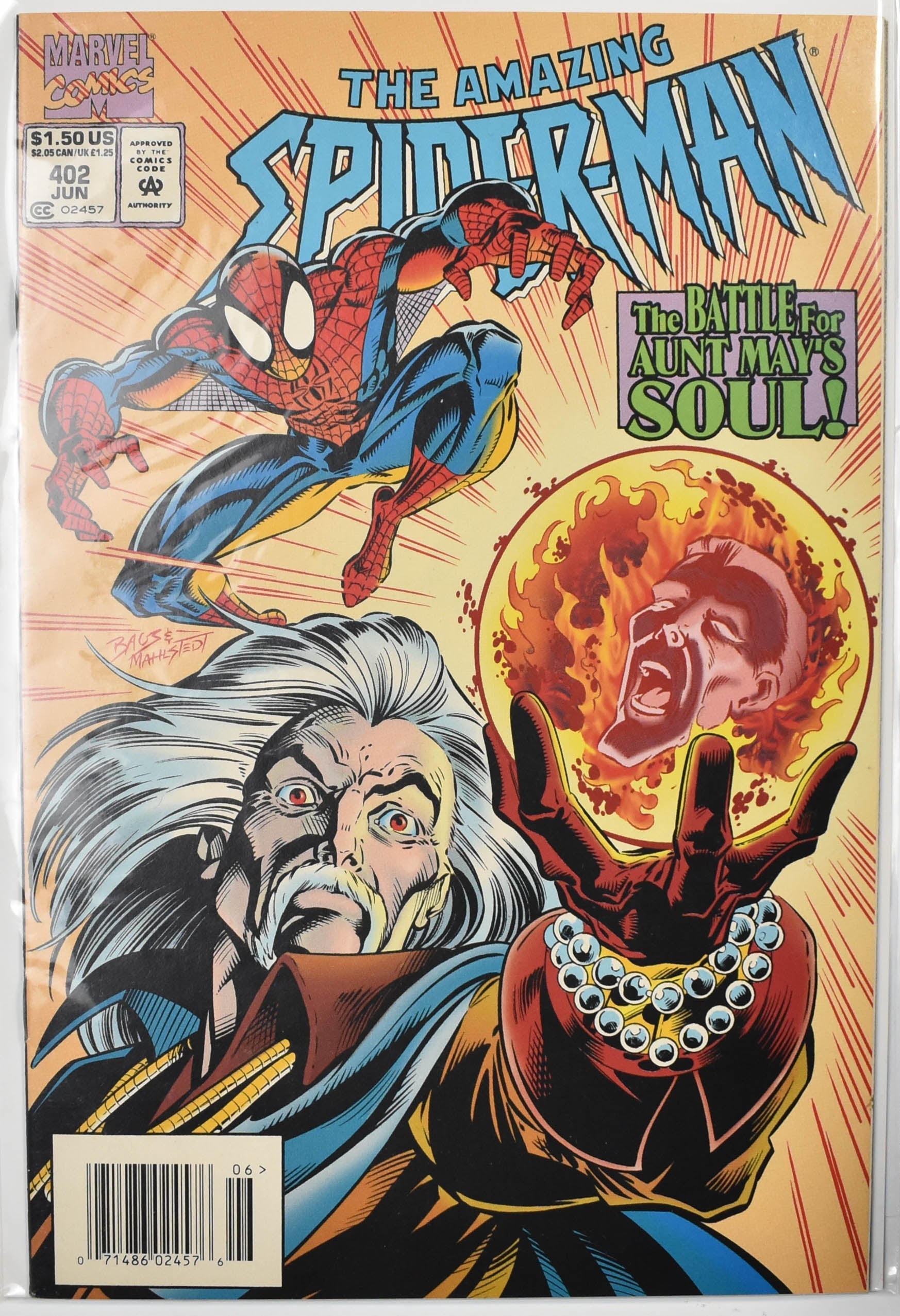 The Amazing Spider Man Marvel Comic Book 402 Jun
