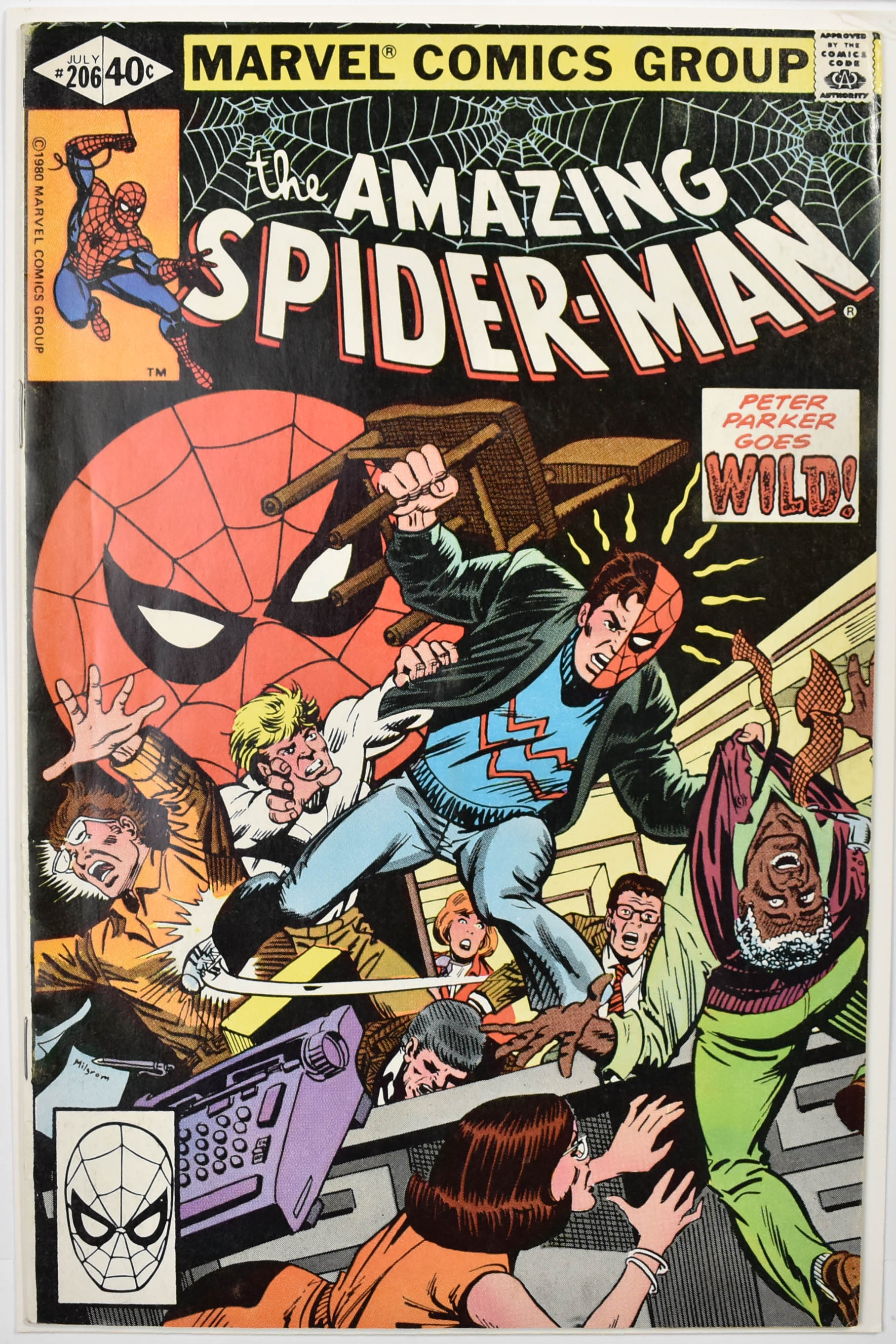 The Amazing Spider Man Marvel Comic Book 206 July