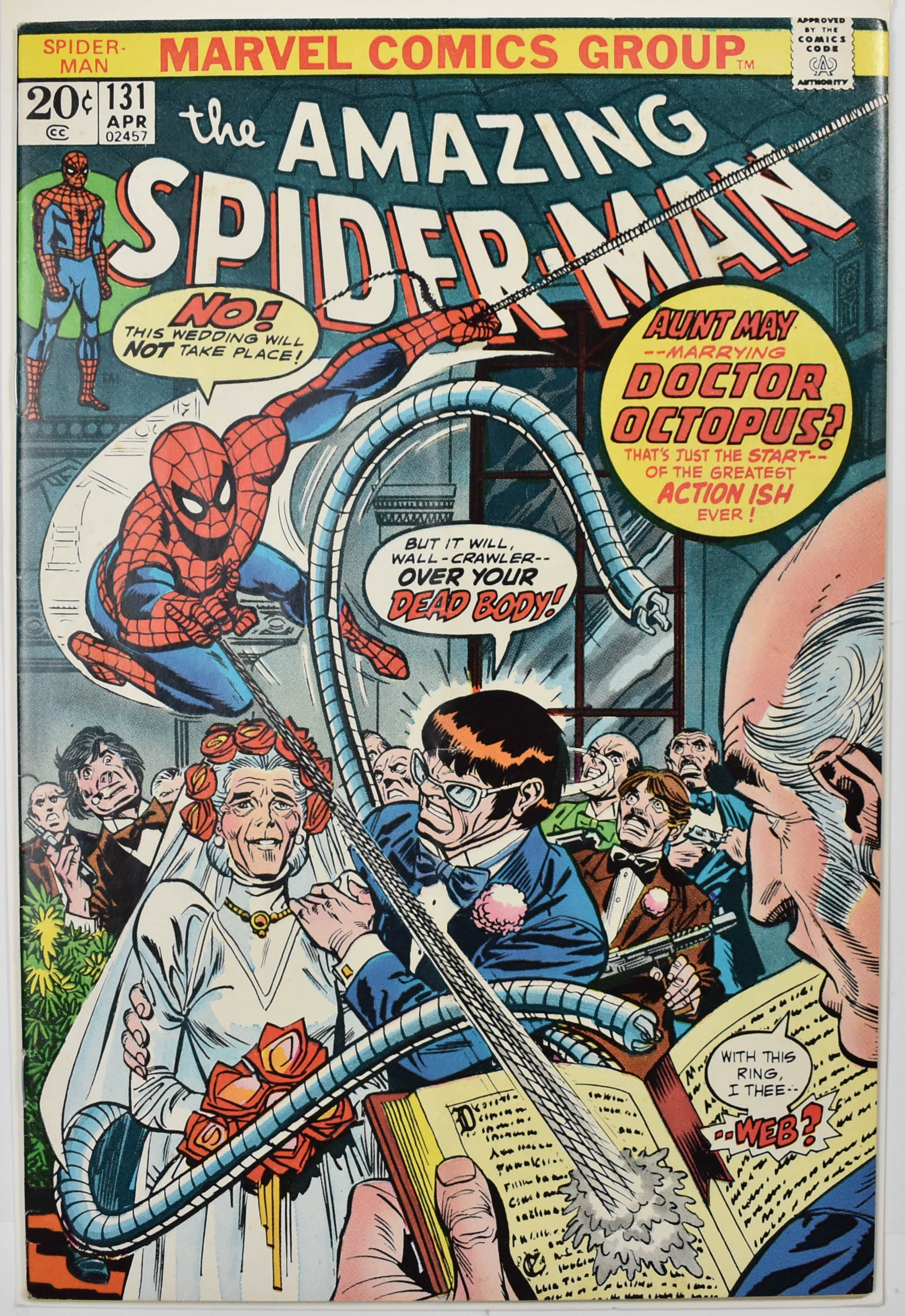 The Amazing Spider Man Marvel Comic Book 131 APR Mint