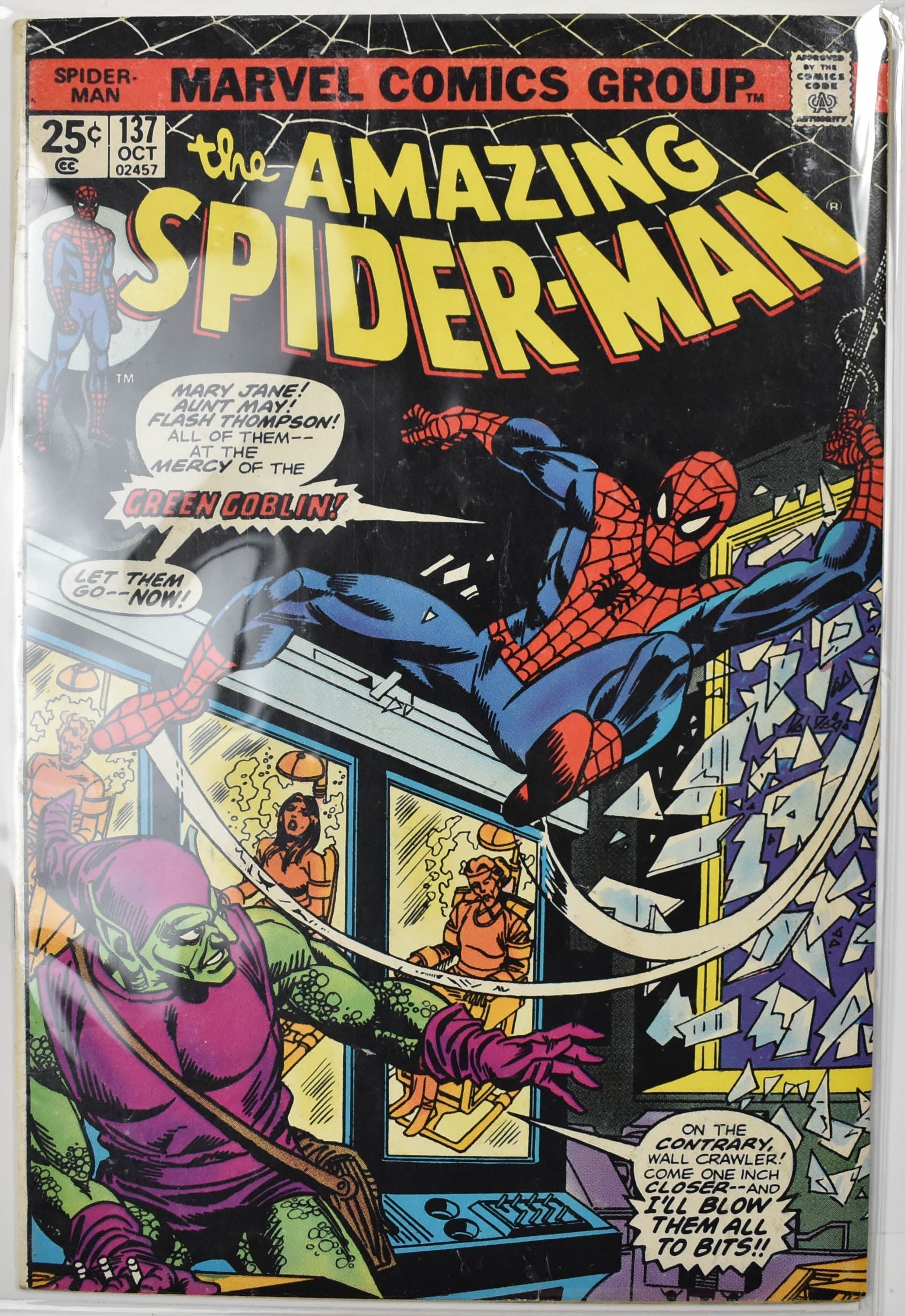 The Amazing Spider Man Marvel Comic Book 137 OCT