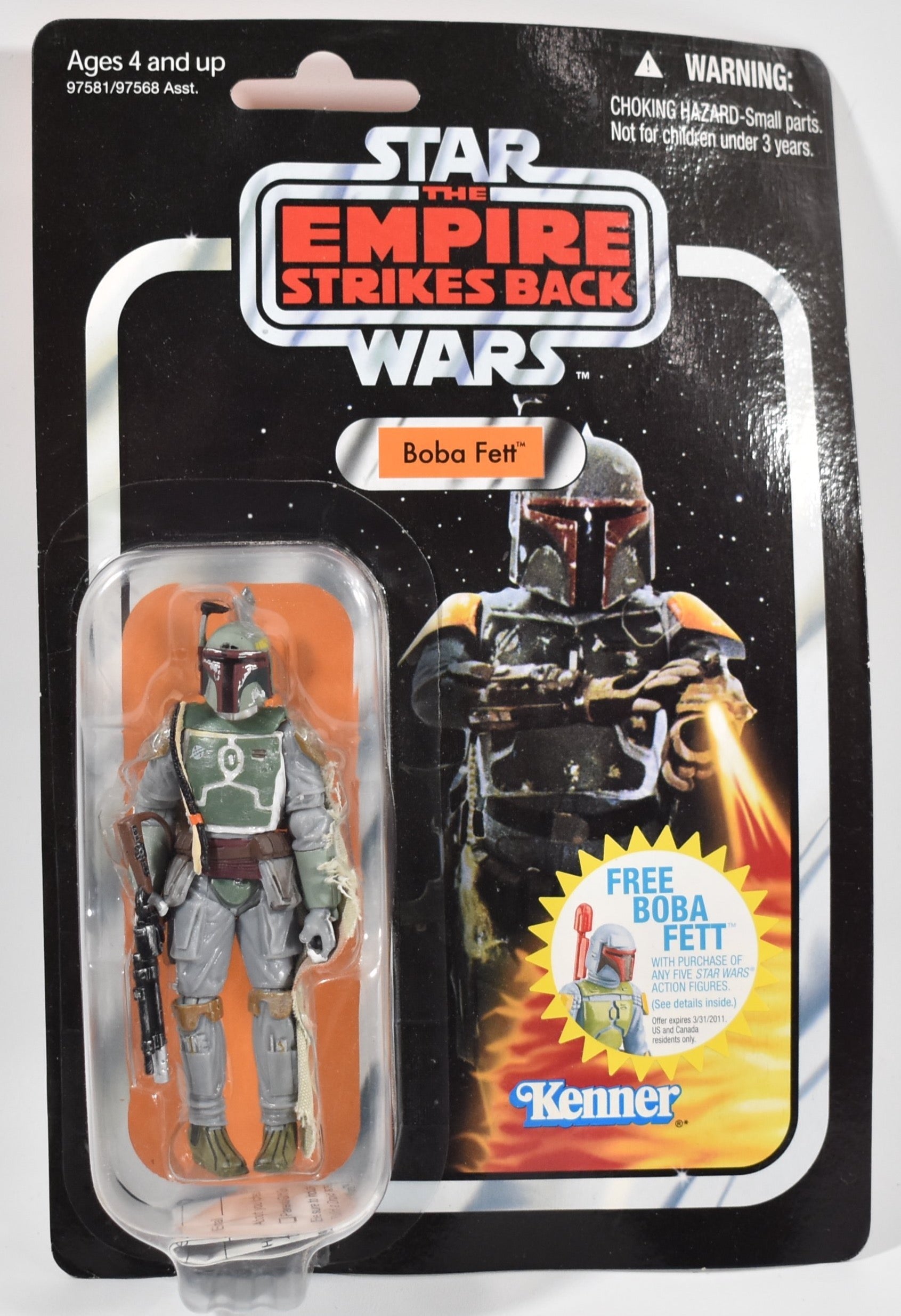Star Wars The Empire Strikes Back Boba Fett Kenner Toys 2010 VC09