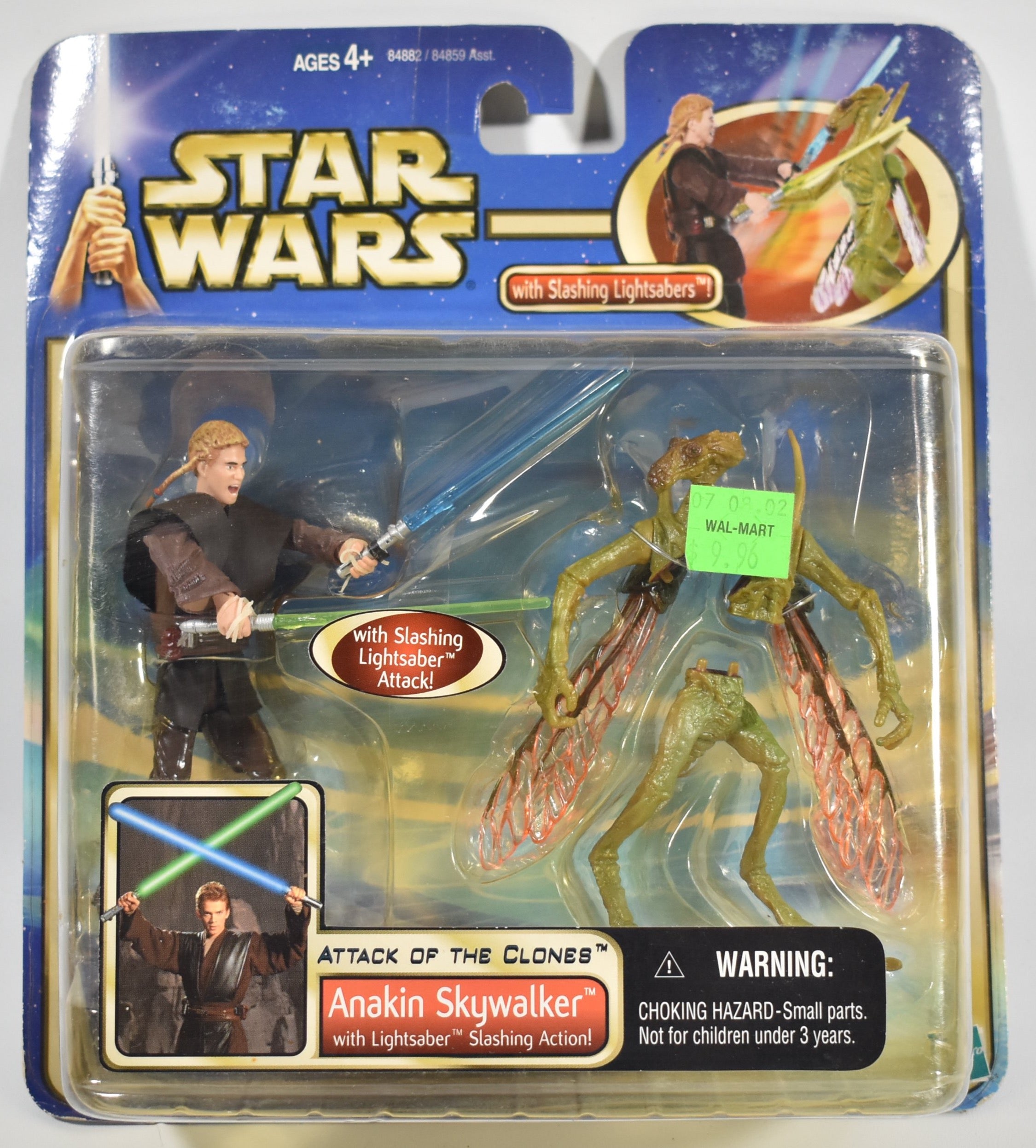 Anakin Skywalker Slashing Action attack of the clones