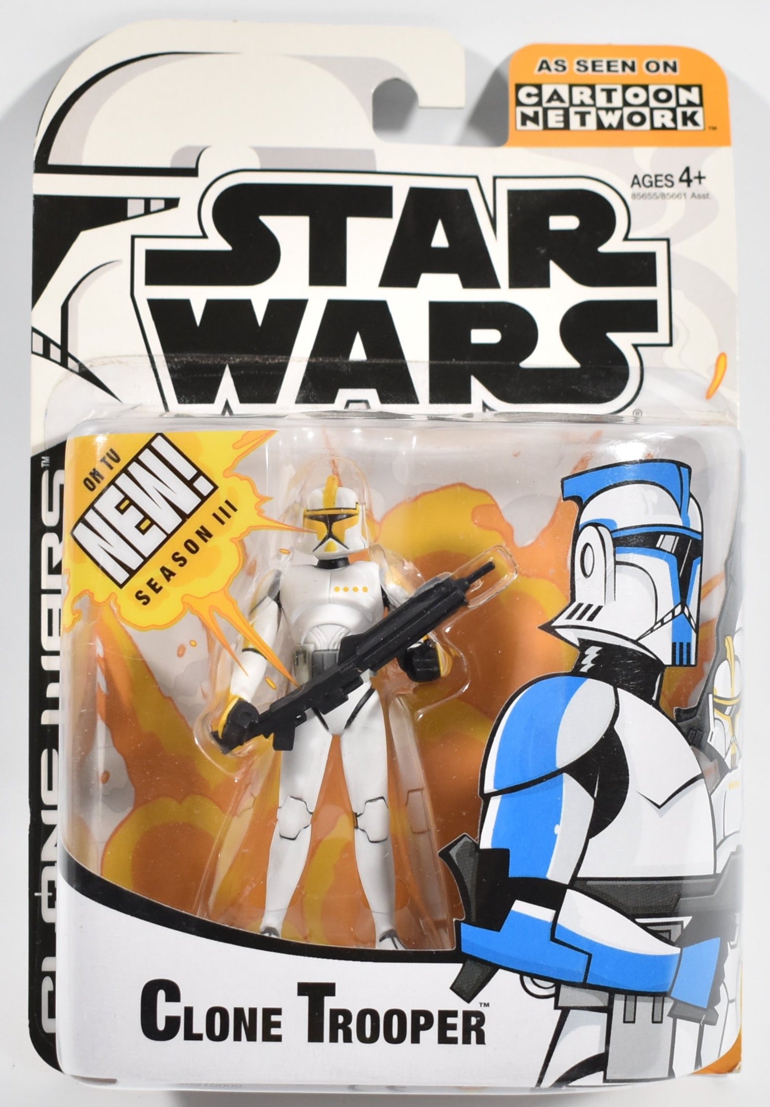 Star Wars Clone Trooper 2005 Clone Wars Yellow! New