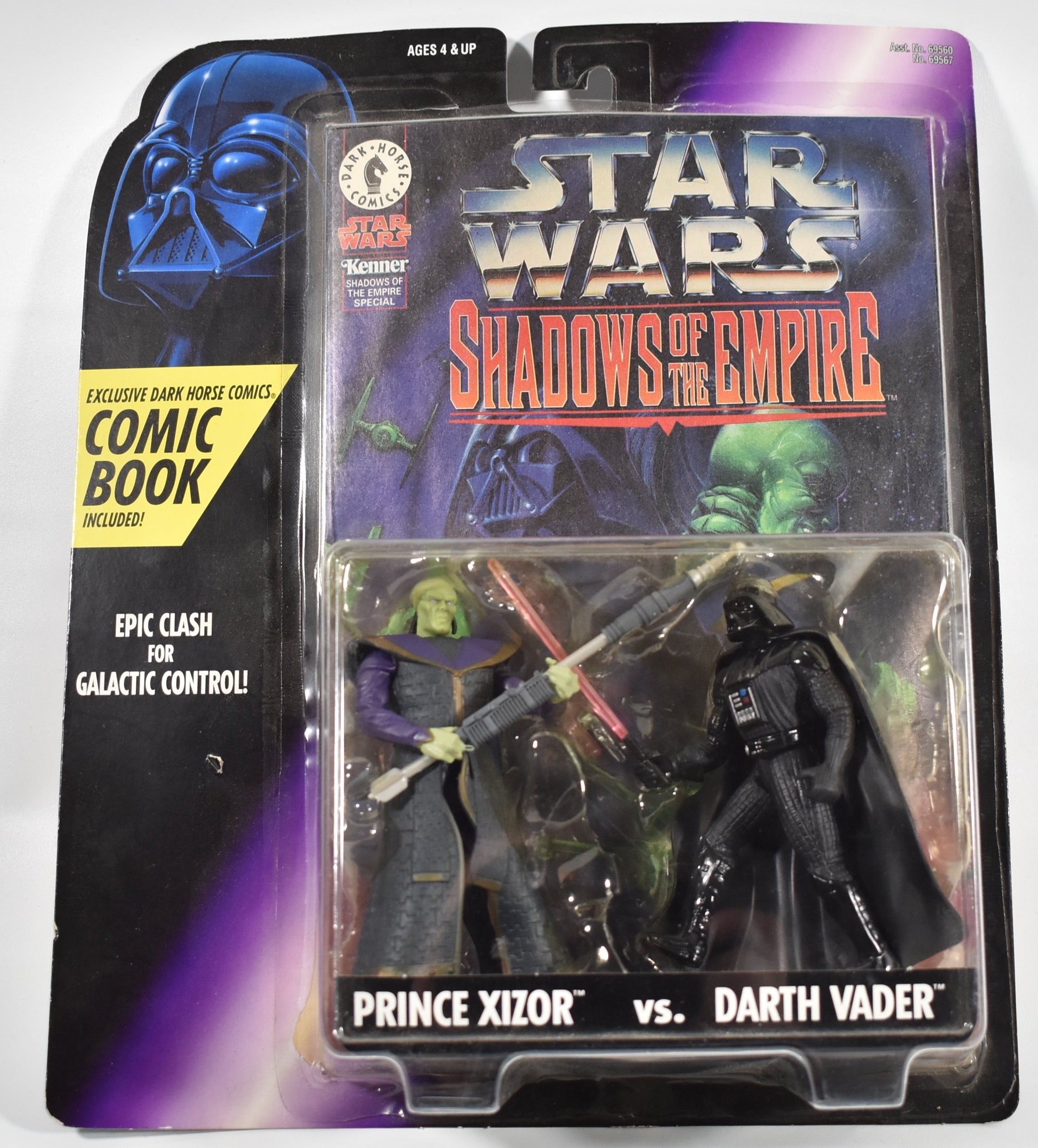 Star Wars shadows of the empire Prince Xizor Vs Darth Vader Dark Horse Comic Boo