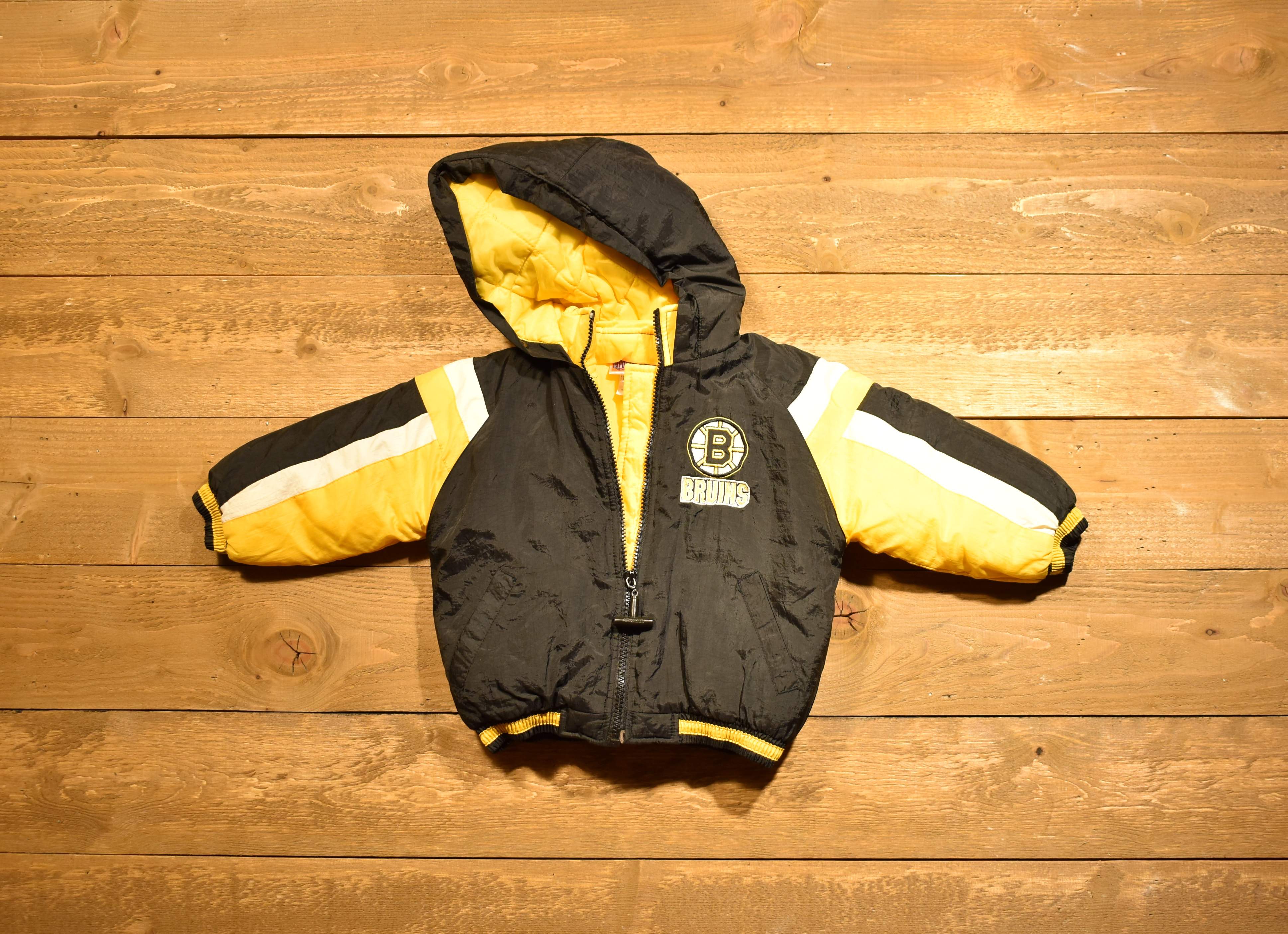 Bostons Bruins Youth Winter Jacket NHL Hockey Authentic 24M Used