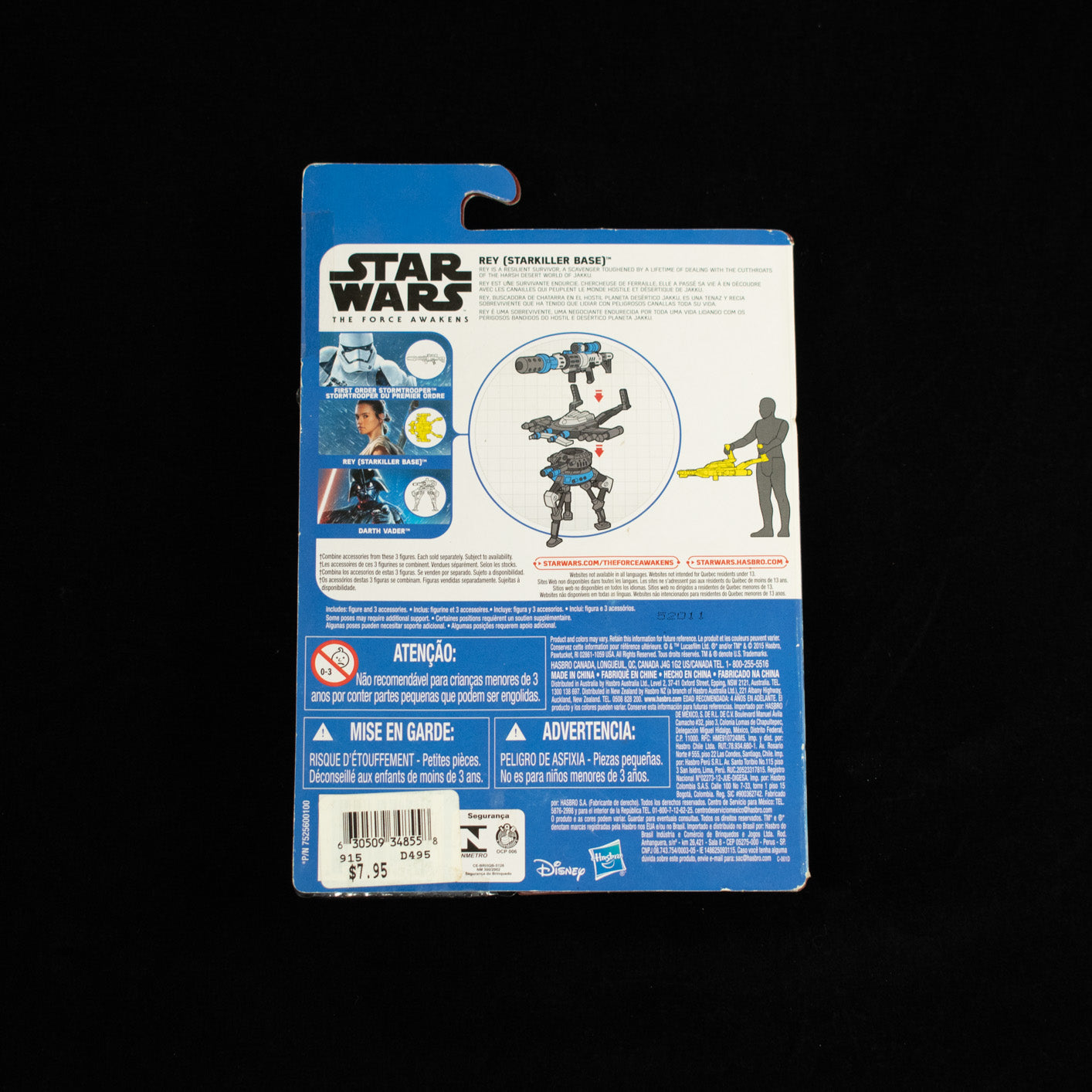 Star Wars The Force Awakens Rey Starkiller Base 2015 Disney Hasbro