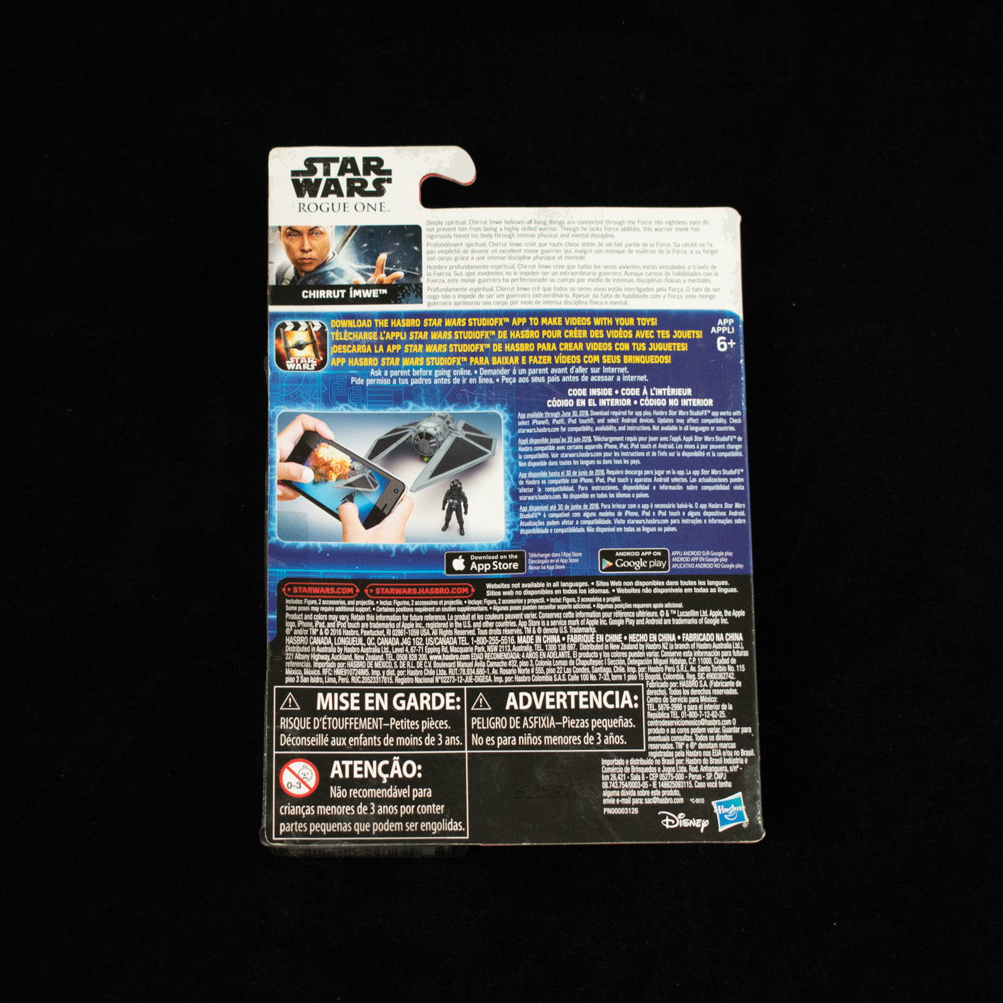Star Wars Rogue One Action Figure Chirrut Imwe 2016 Hasbro