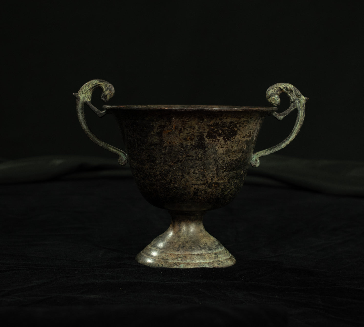 Large Metal Tin Bowl Used Vintage Used 7x6 Inches