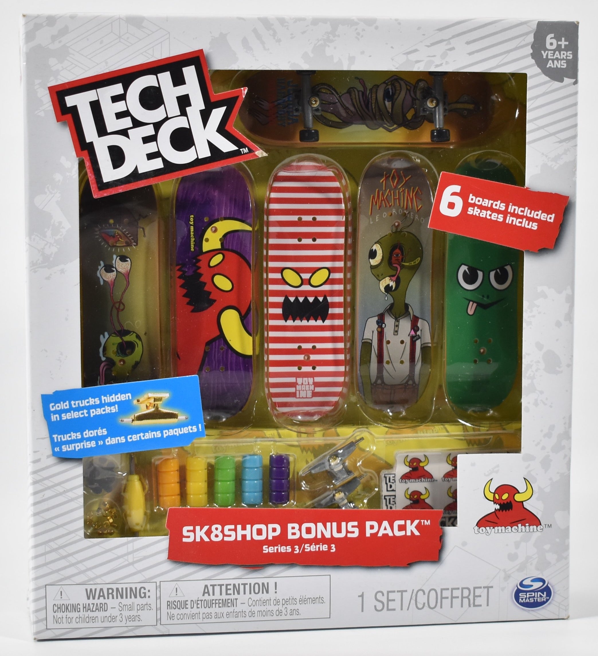 Tech Deck 6 Pack Sk8Shop Bonus Toy Machine