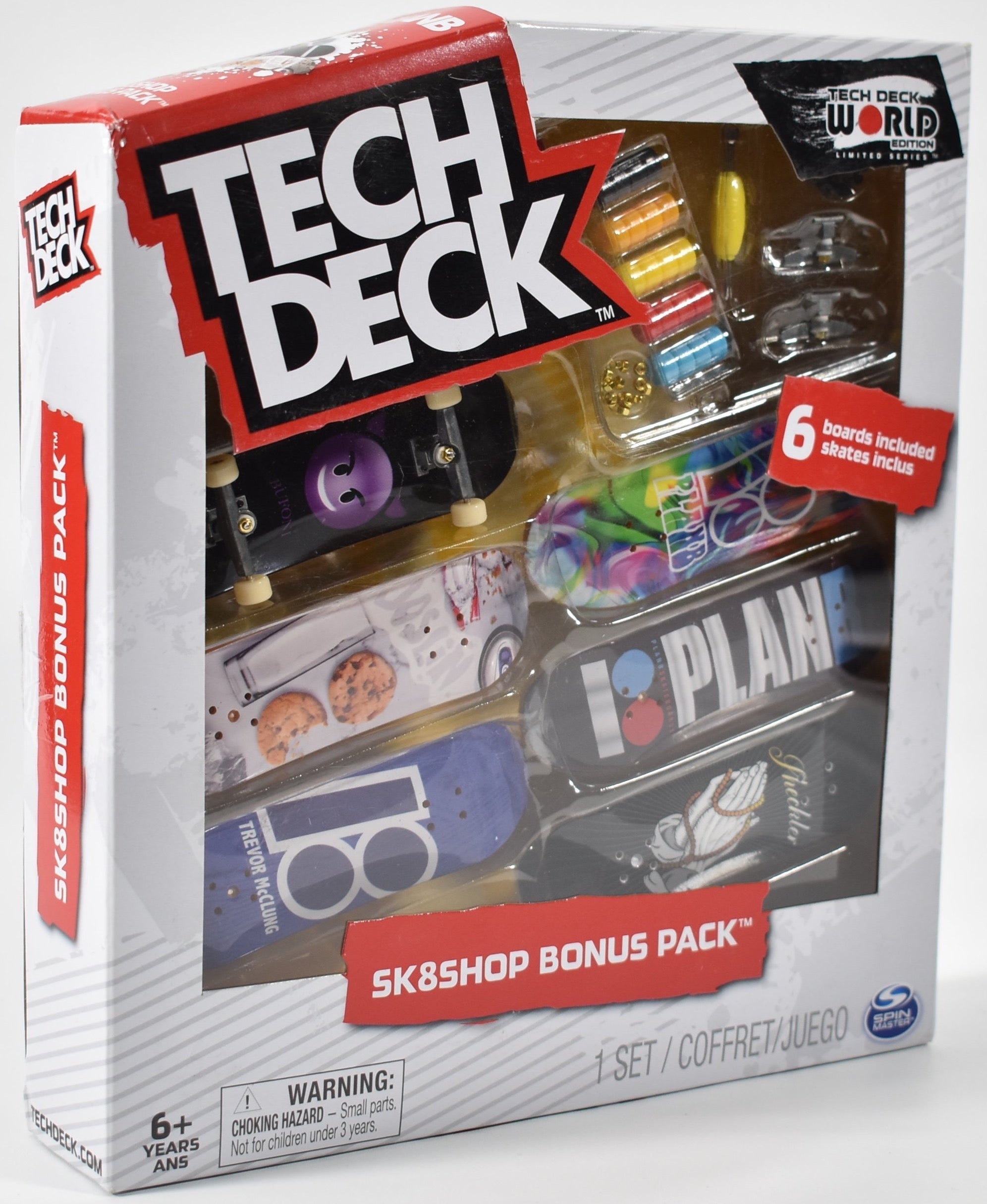 Tech Deck 6 Pack Sk8Shop Bonus Plan B