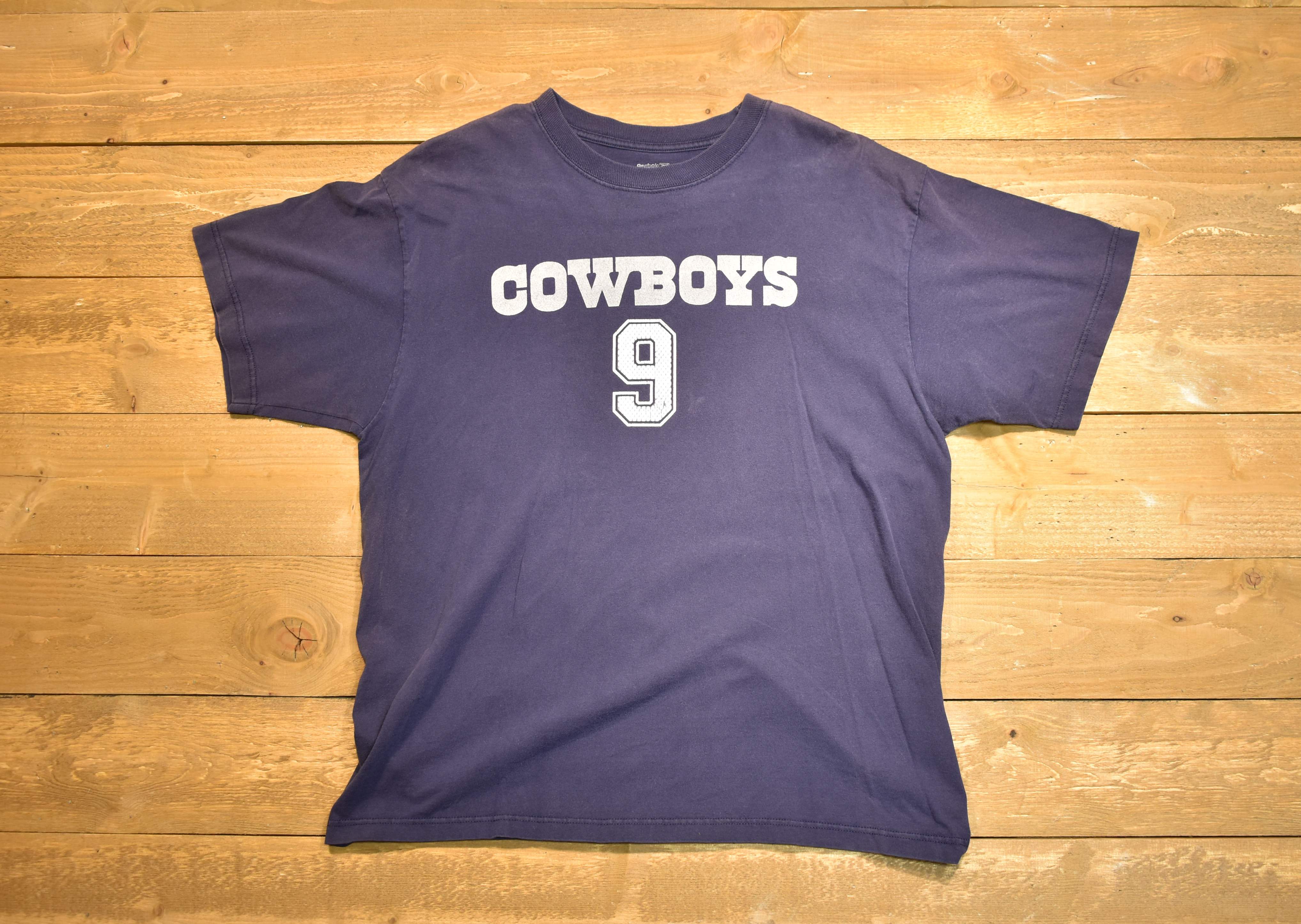 Dallas Cowboys Reebok men's T-shirt tony Romo nine used T-shirt