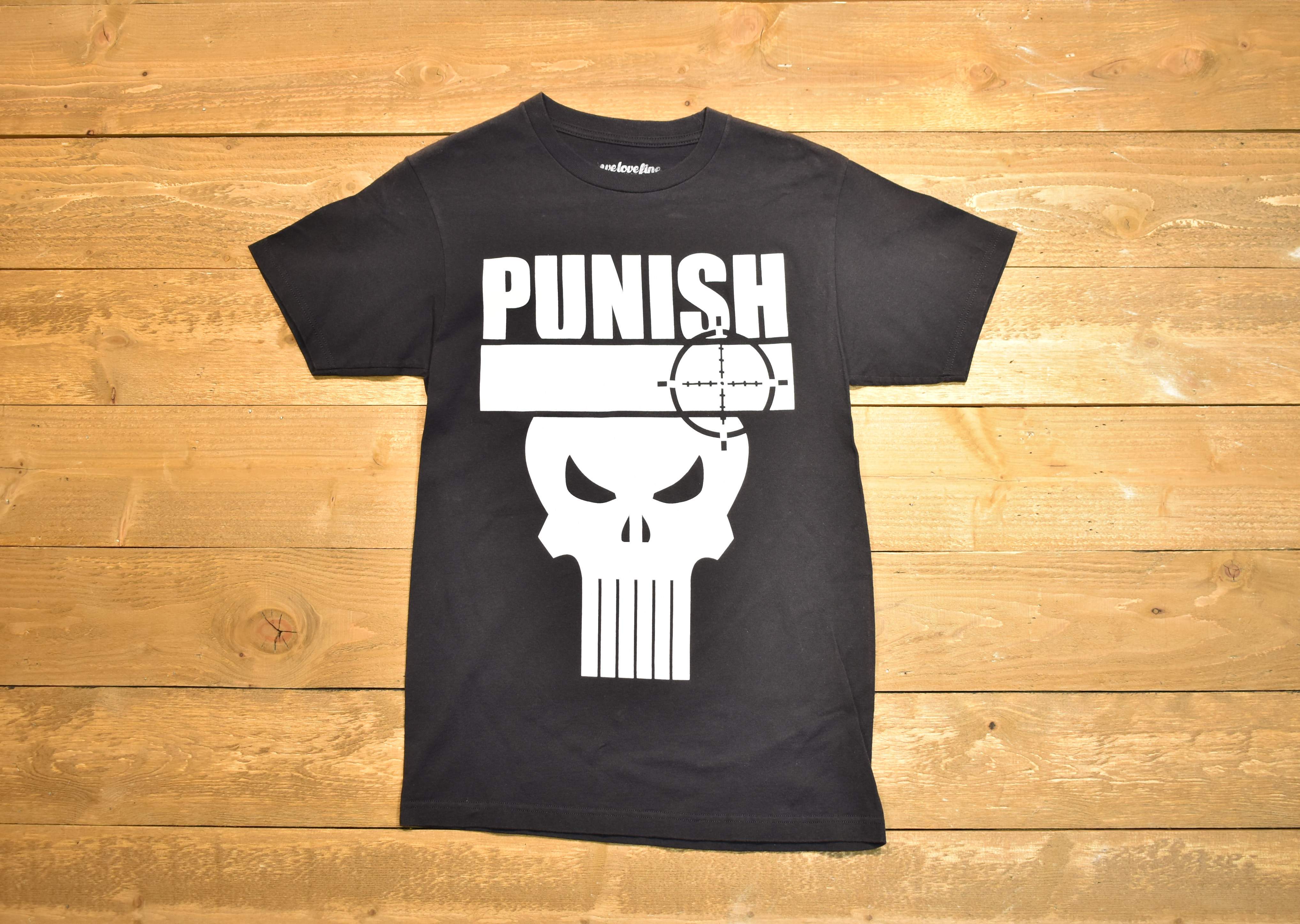 The punisher small marvel mens T-shirt used punish
